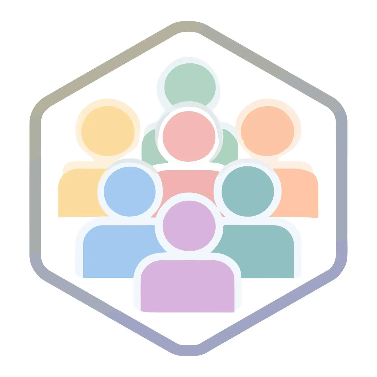 Minimalist Users Group Icon — free download from Dotvec