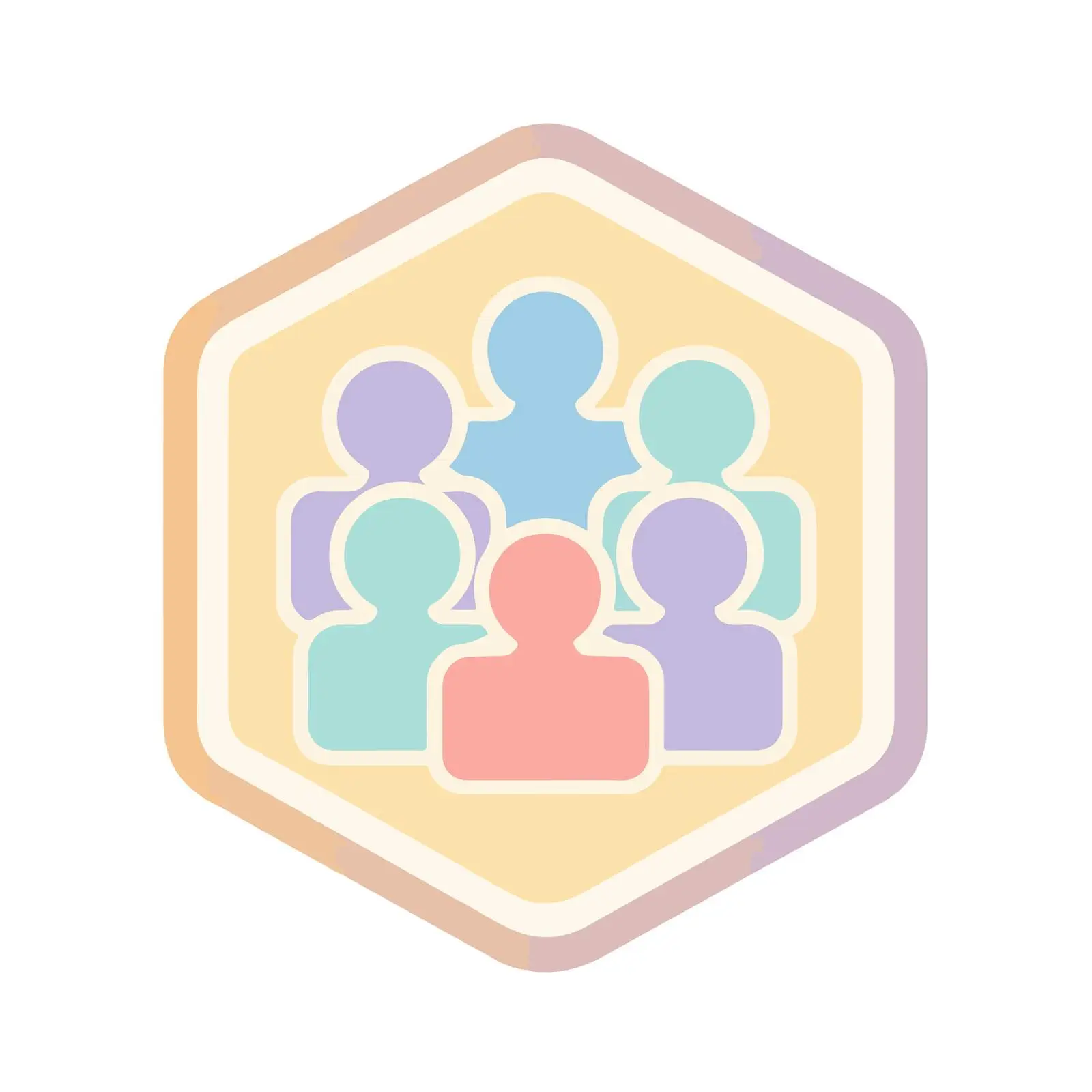 Outline Users Group Icon — free download from Dotvec