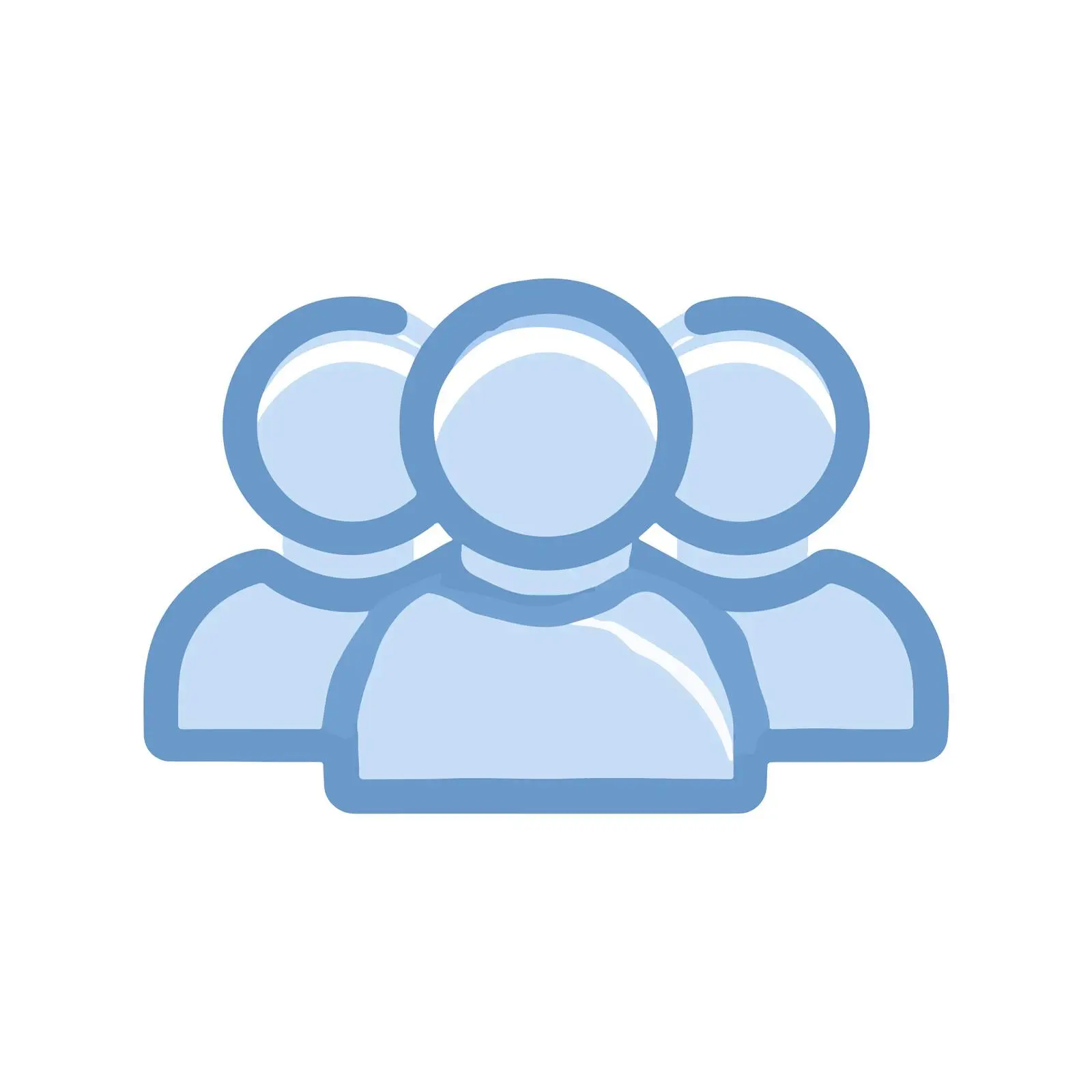 Minimal Users Group Icon Design — free download from Dotvec