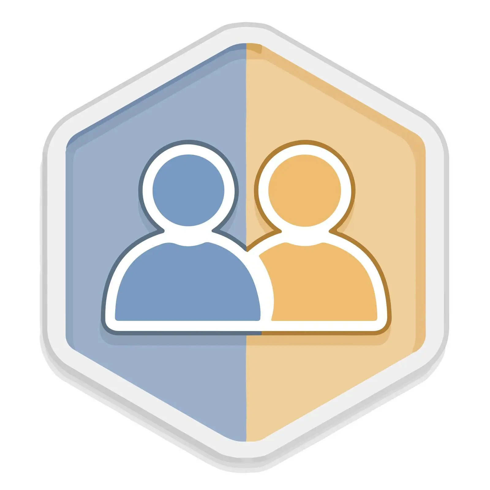 Group Users Flat Icon — free download from Dotvec