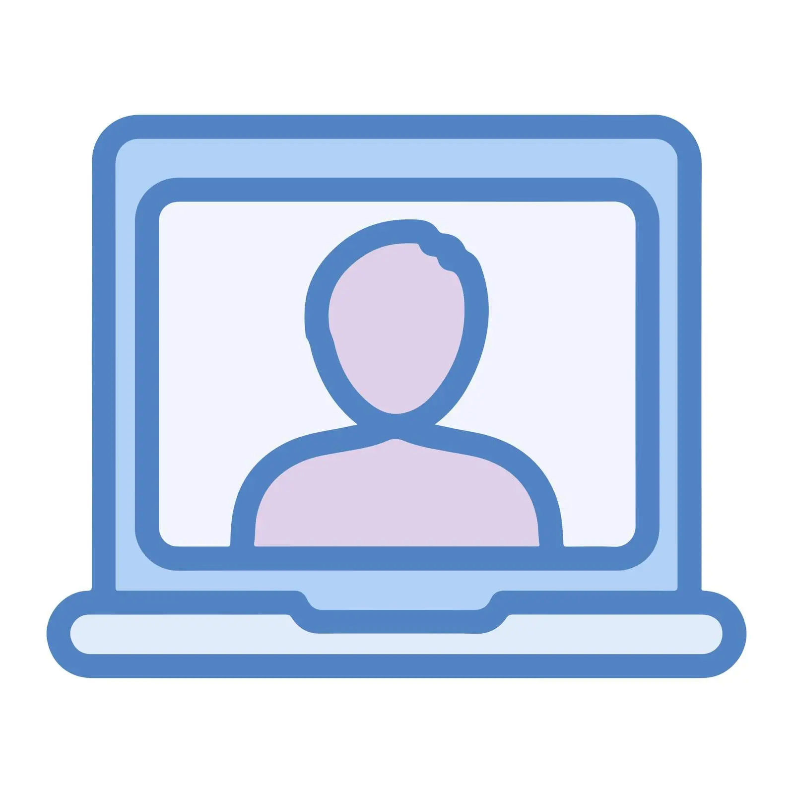 Minimalist Video Call Icon — free download from Dotvec