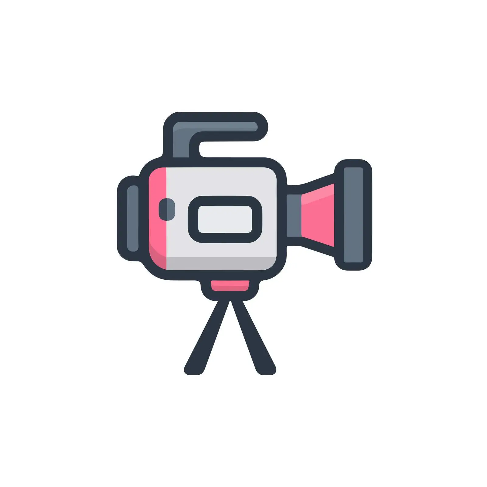 Minimal Video Camera Icon — free download from Dotvec