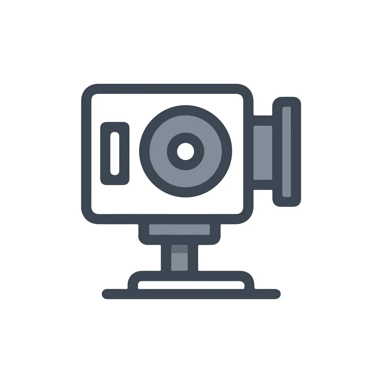 Monoline Video Camera Icon — free download from Dotvec
