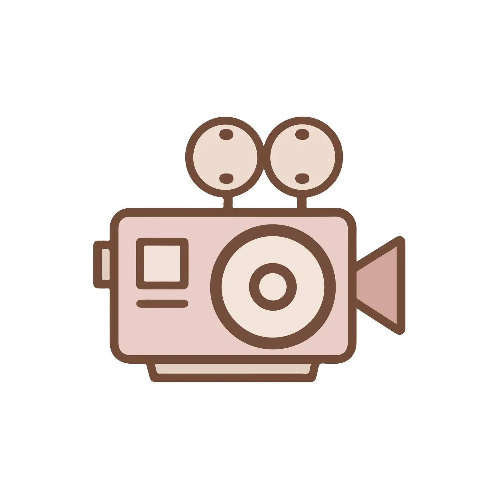 Video Camera Icon Design — free download from Dotvec