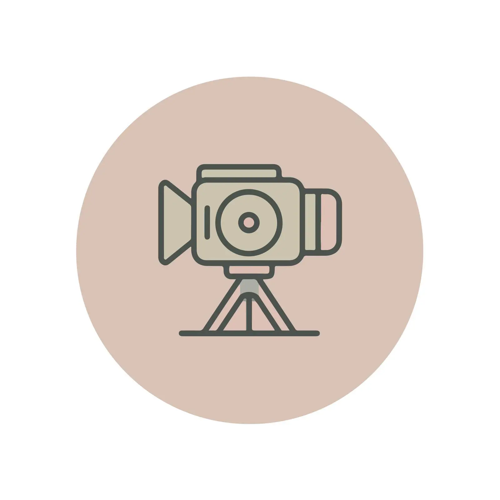Minimal Video Camera Icon — free download from Dotvec