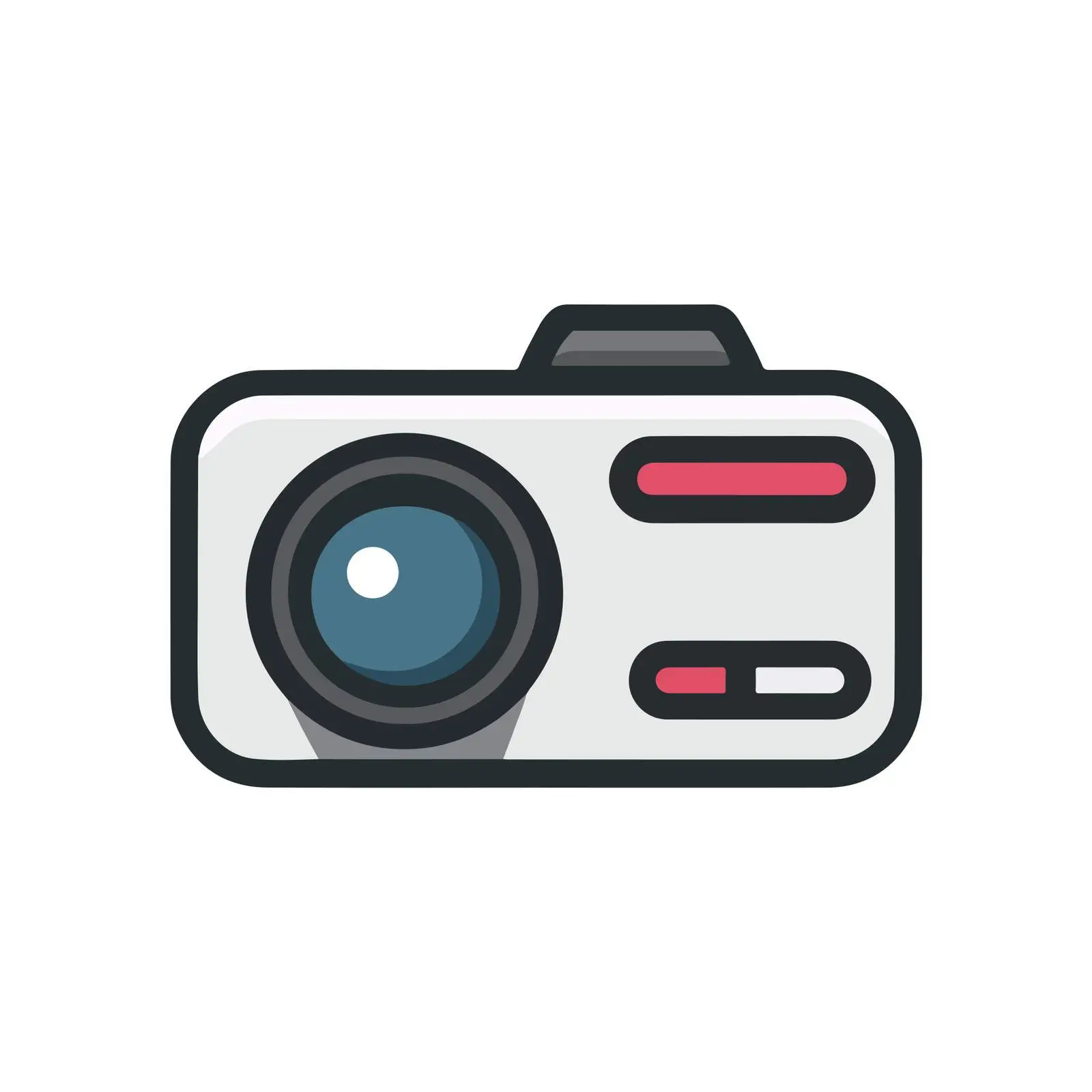 Outline Video Camera Icon — free download from Dotvec