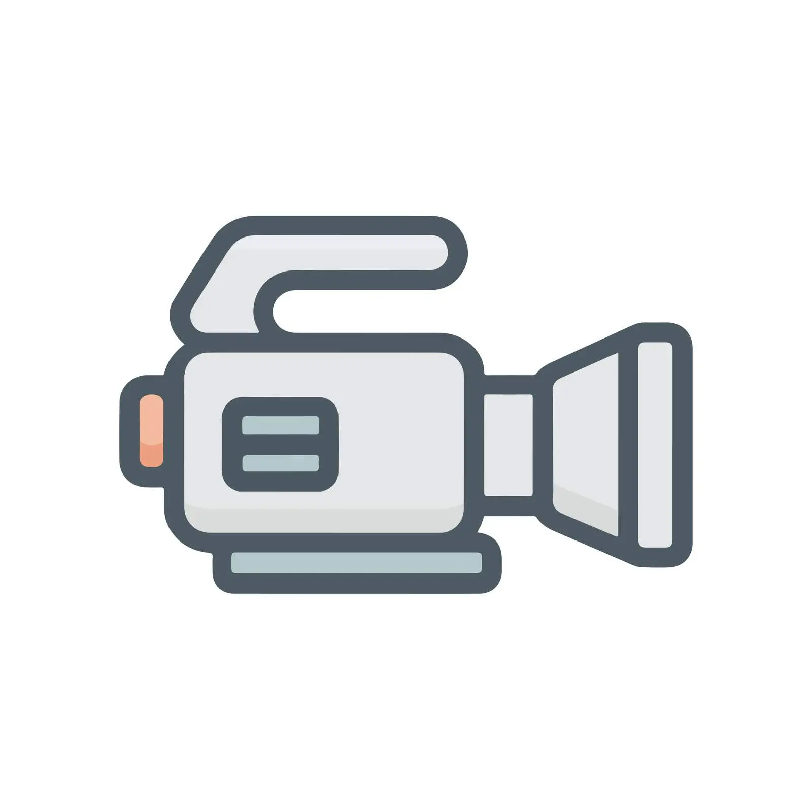 Flat Video Camera Icon — free download from Dotvec