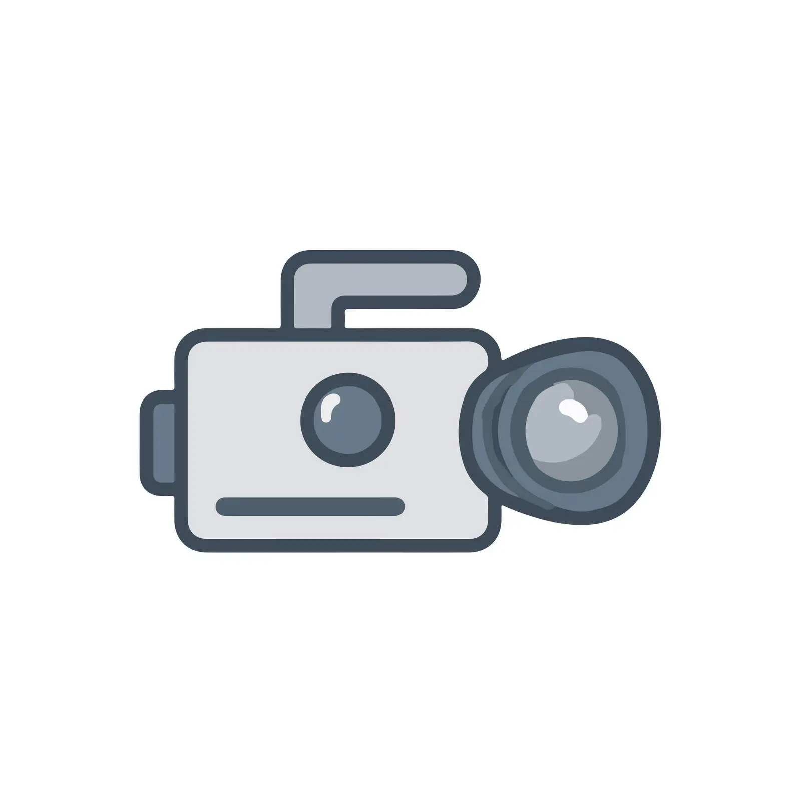 Video Camera Outline Icon — free download from Dotvec