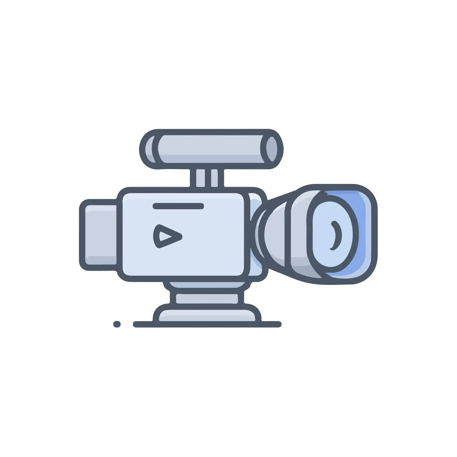 Minimal Video Camera Icon — free download from Dotvec