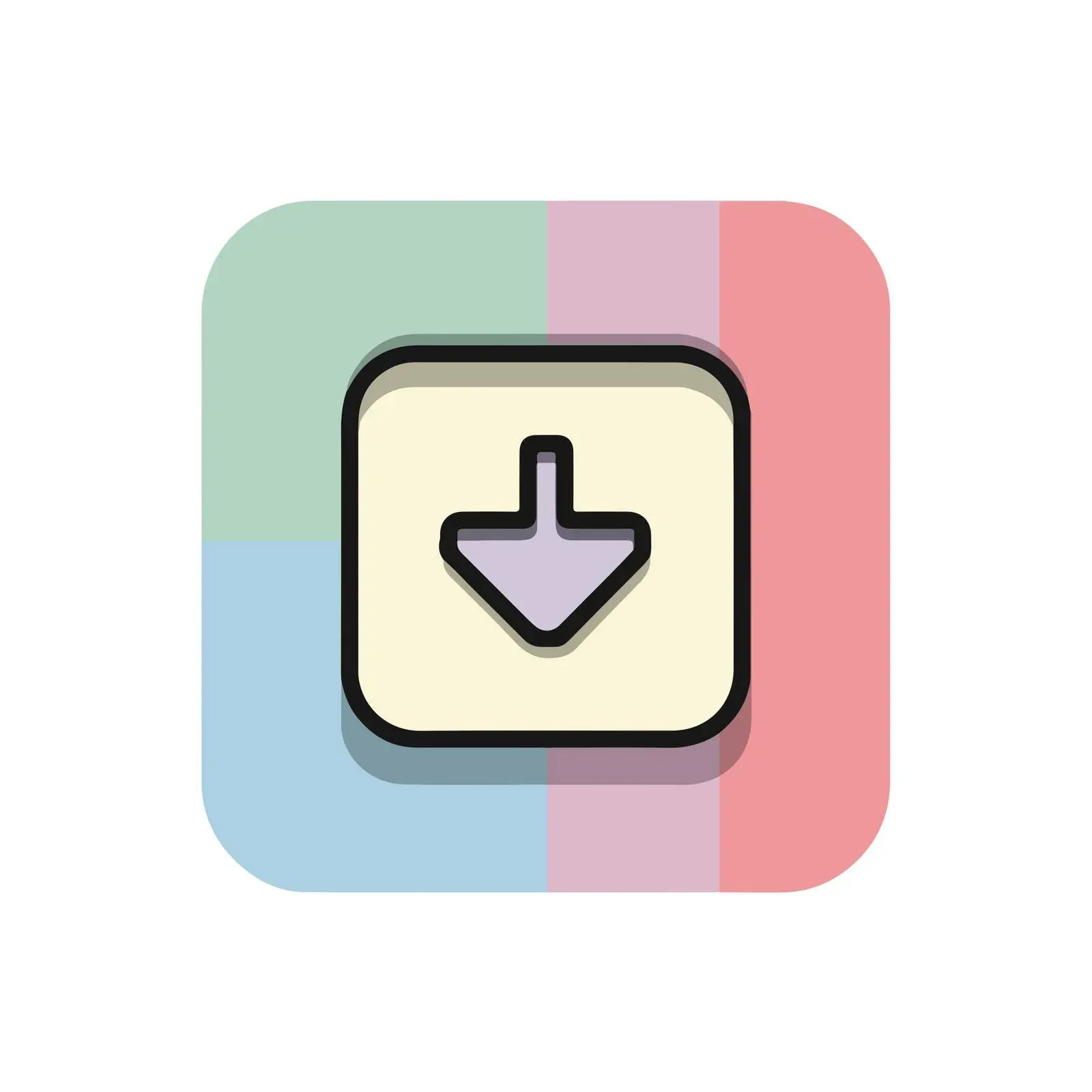 Minimal Volume Down Icon — free download from Dotvec