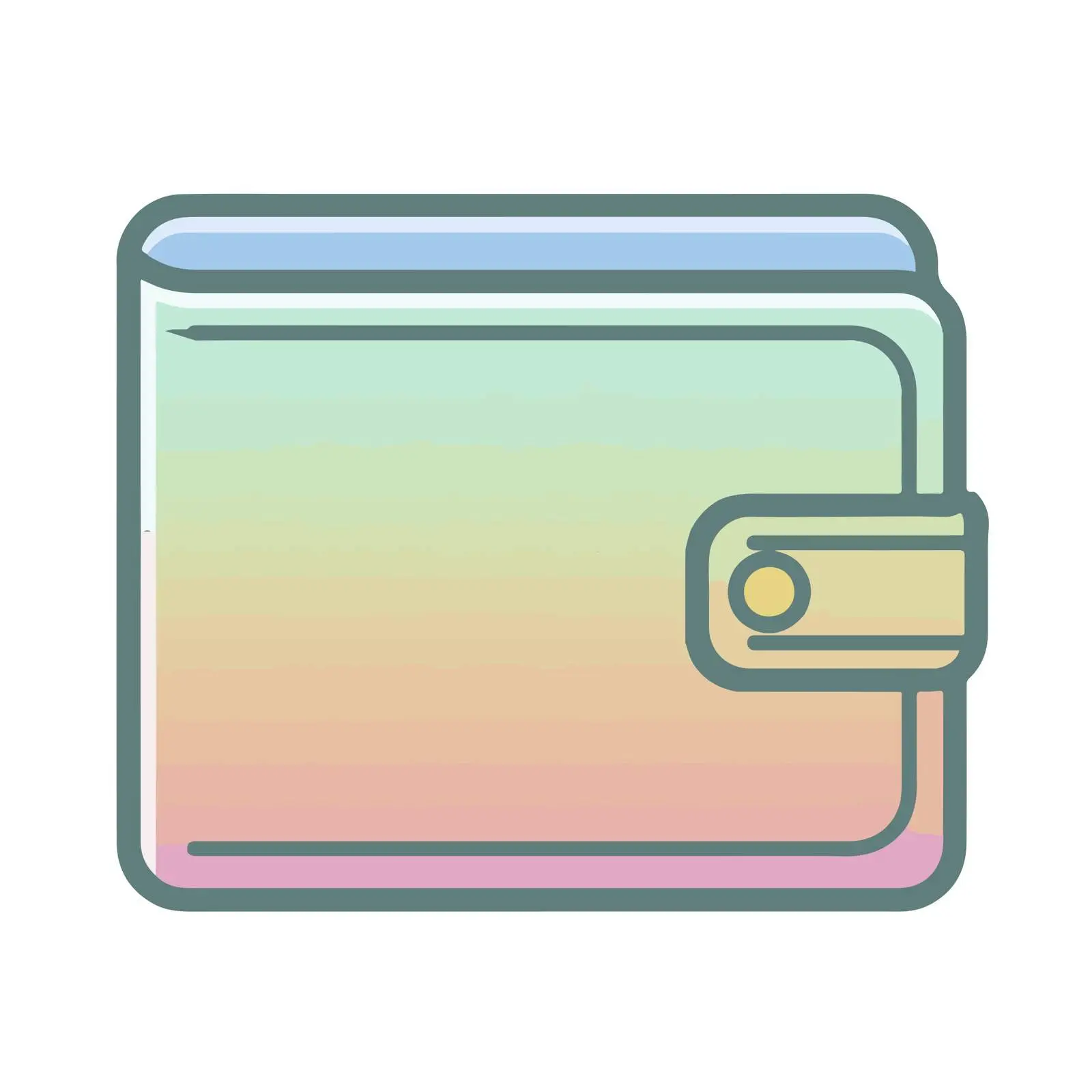 Wallet Pictogram Flat Design Icon — free download from Dotvec