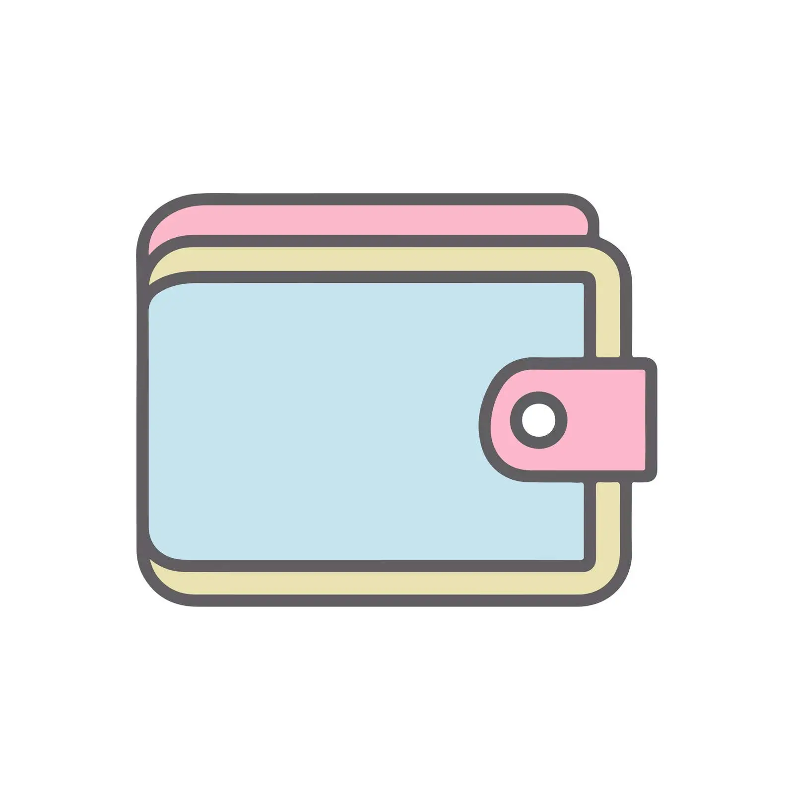 Flat Wallet Pictogram Icon Design Style — free download from Dotvec