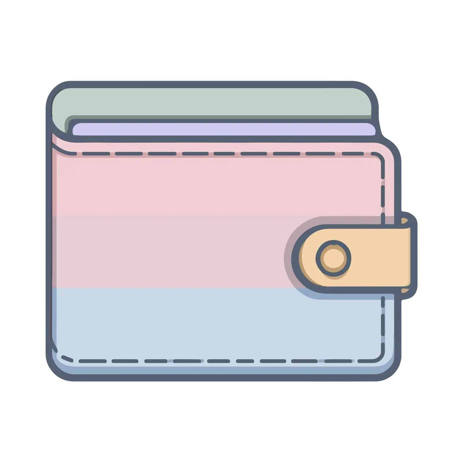 Outline Wallet Pictogram Design — free download from Dotvec