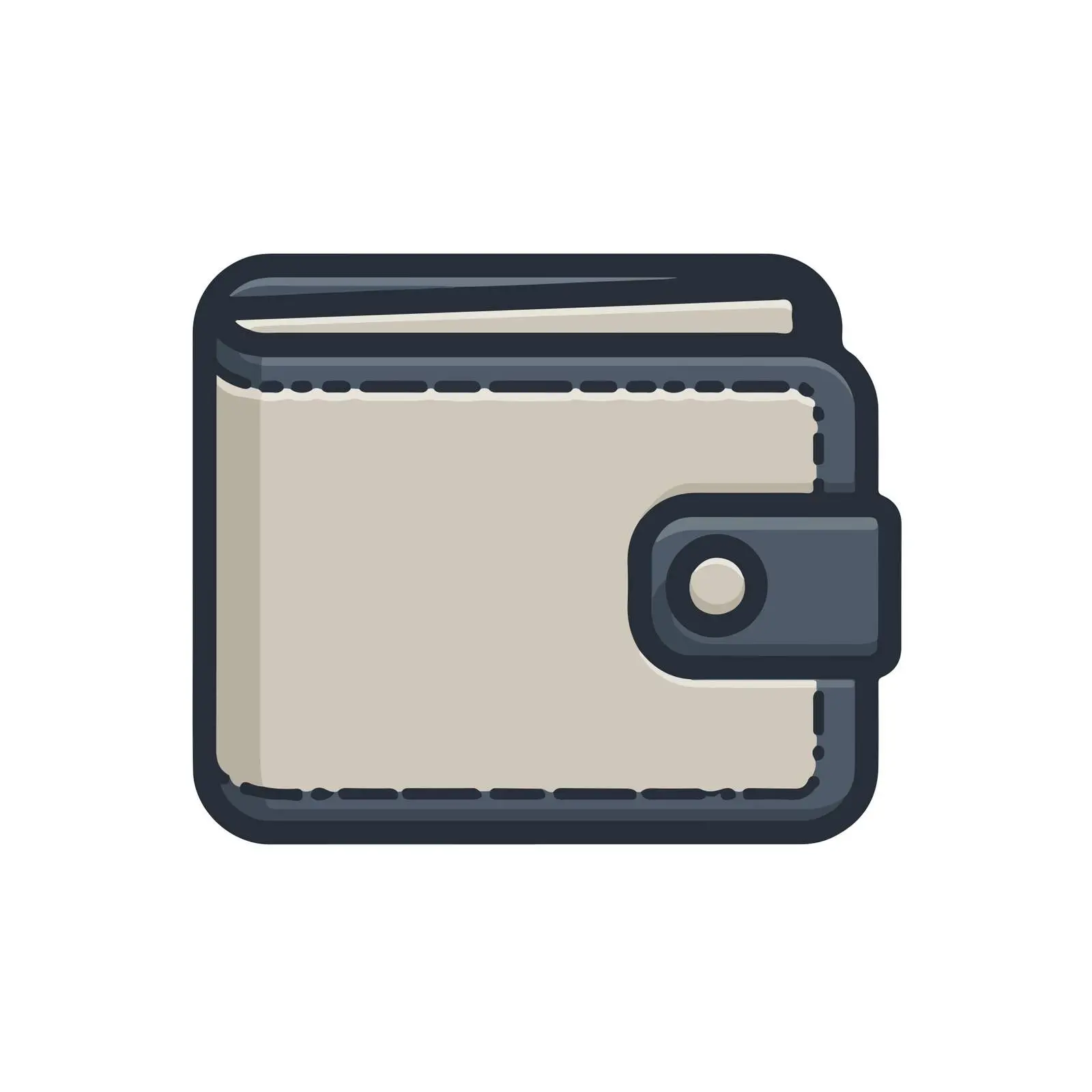 Wallet Outline Icon Pictogram Style — free download from Dotvec