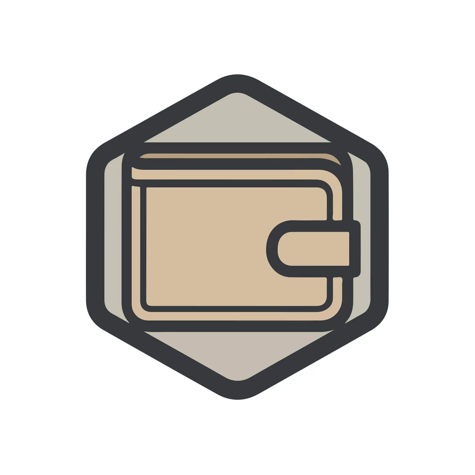 Flat Wallet Icon Design — free download from Dotvec
