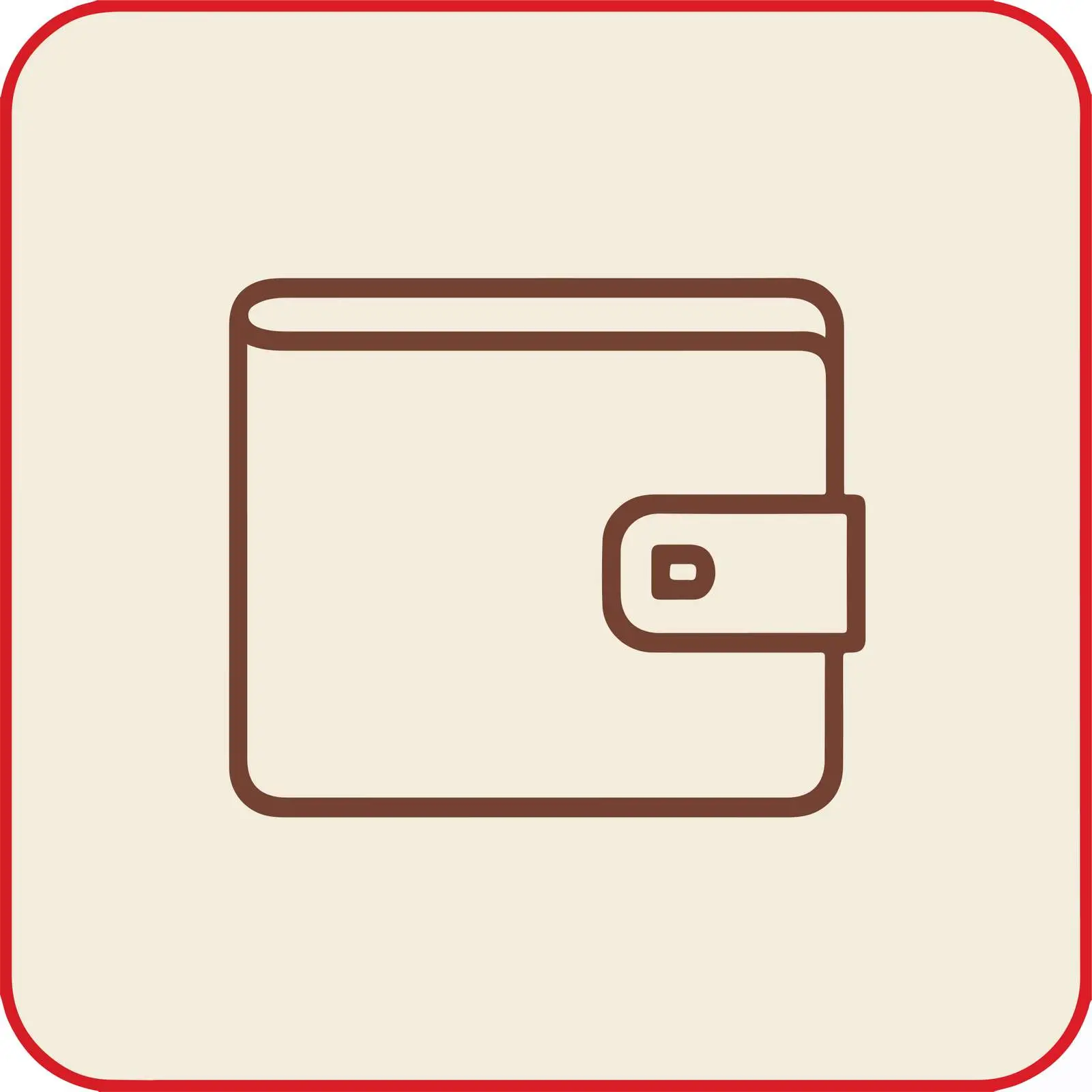 Minimal Wallet Icon — free download from Dotvec
