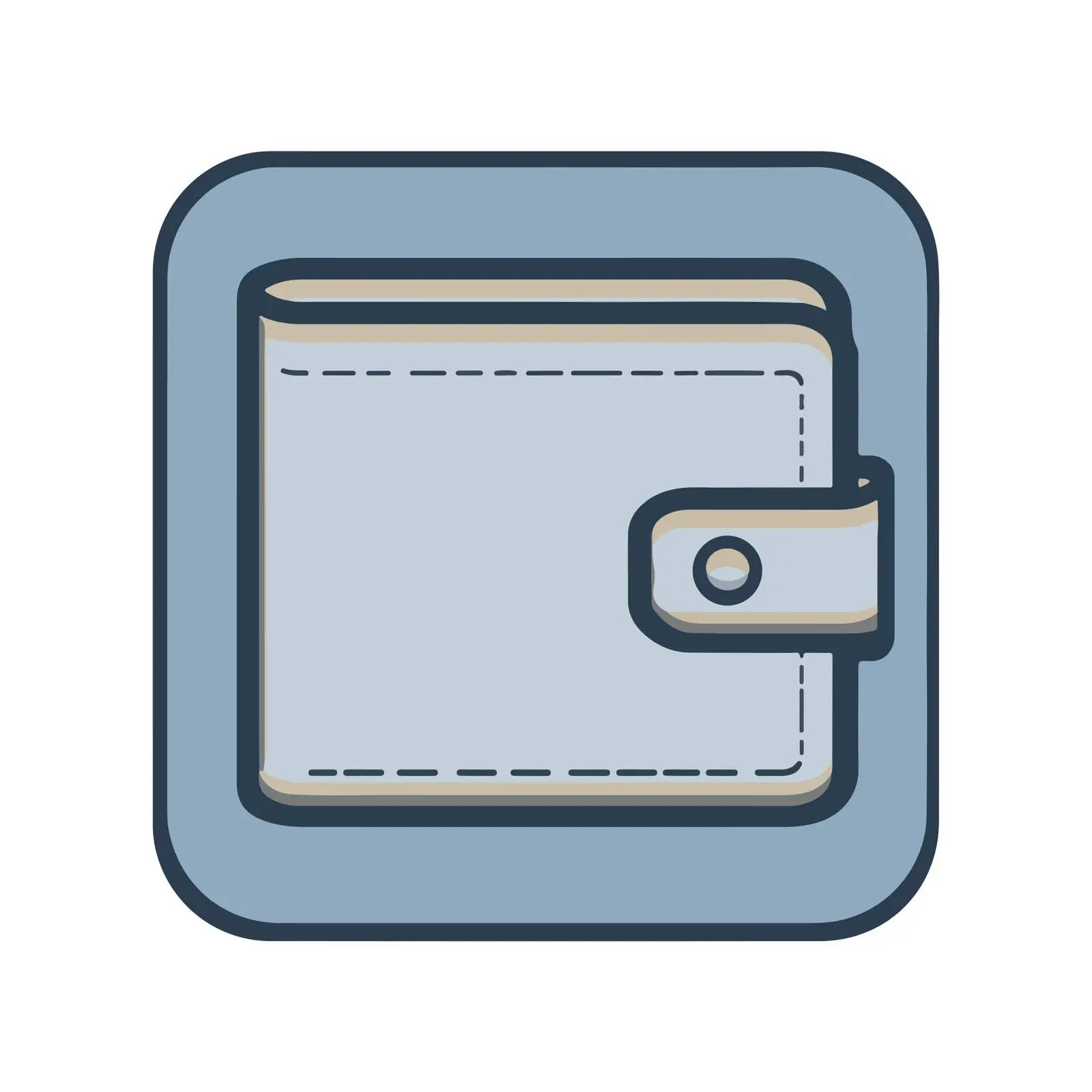 Minimal Wallet Icon Design — free download from Dotvec