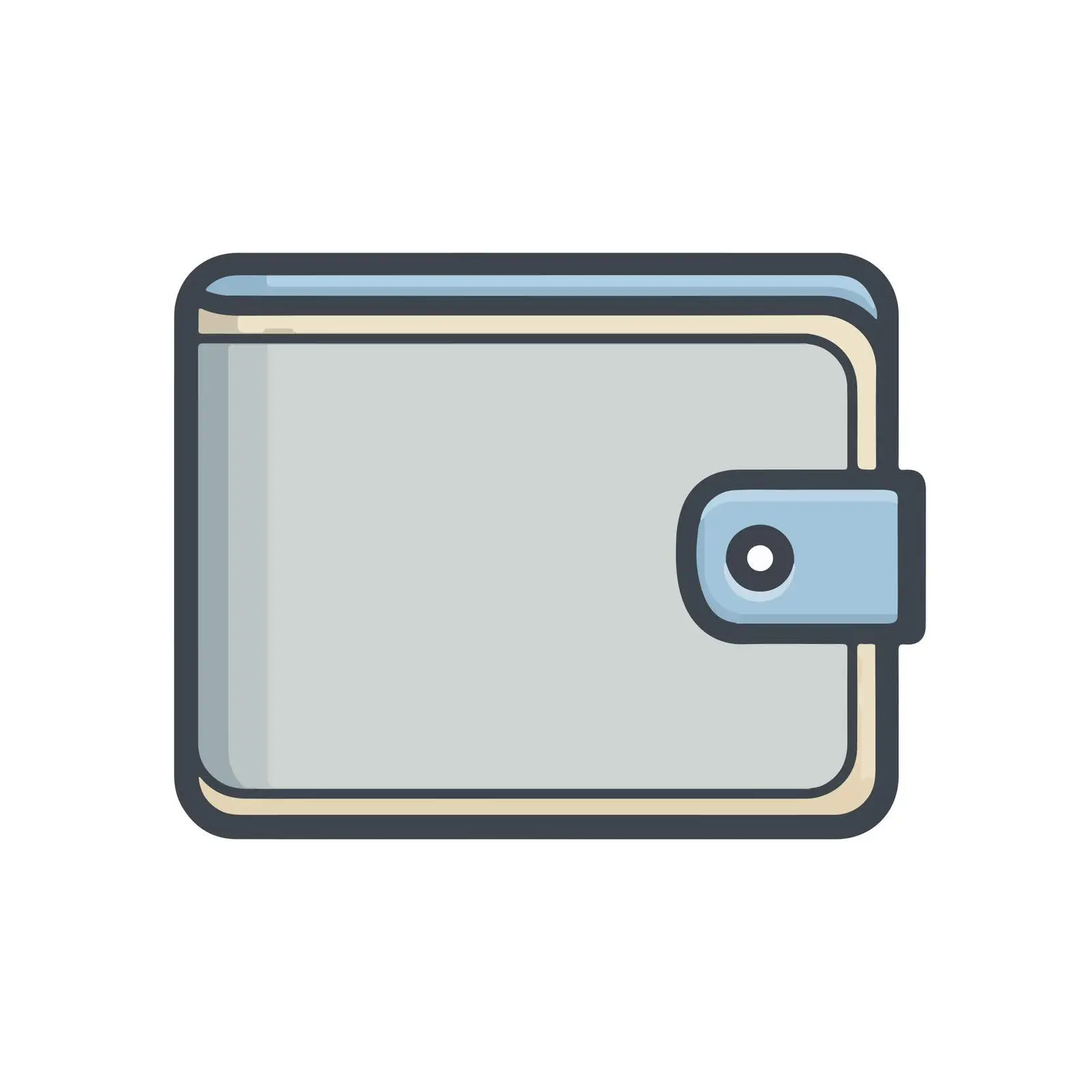 Minimalistic Wallet Icon — free download from Dotvec