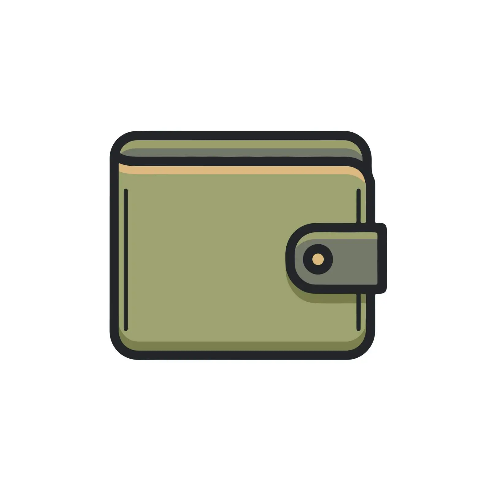 Minimal Wallet Icon Design — free download from Dotvec