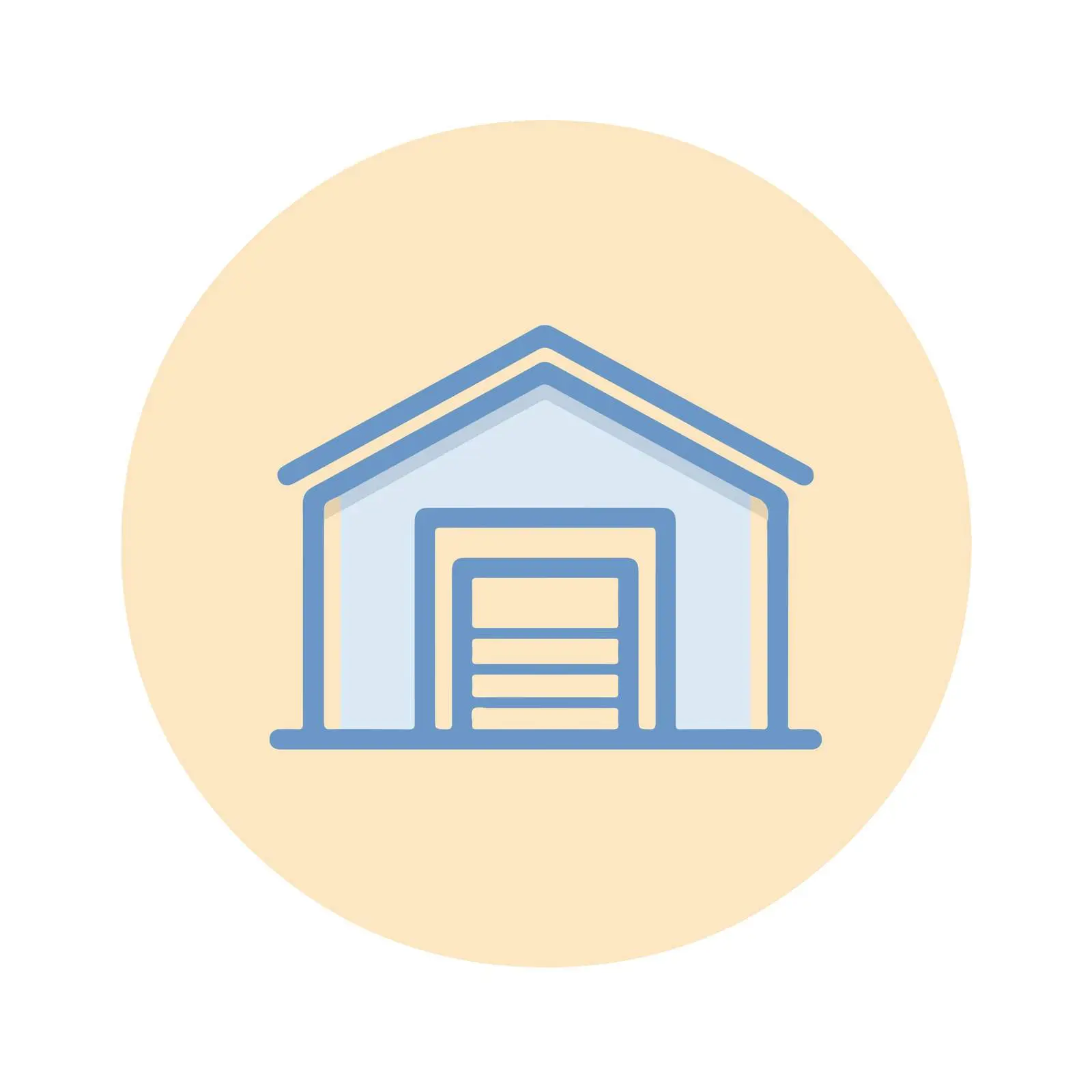 Warehouse Clean Design Icon — free download from Dotvec