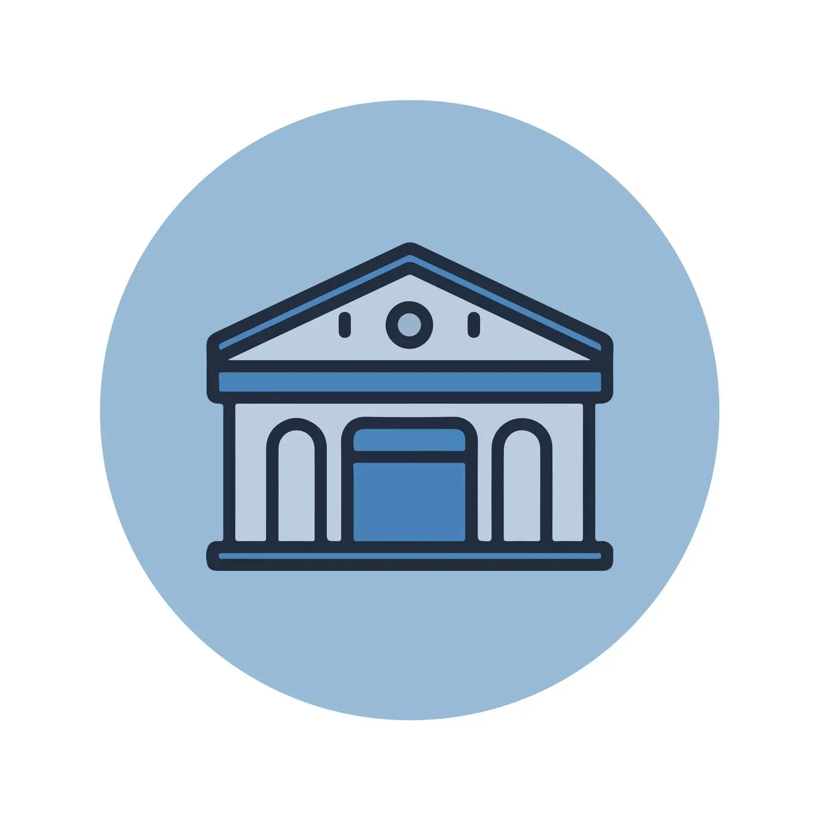 Warehouse Outline Icon — free download from Dotvec