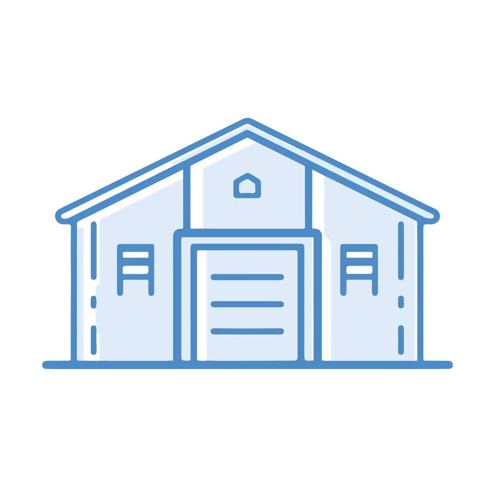 Warehouse Outline Icon — free download from Dotvec