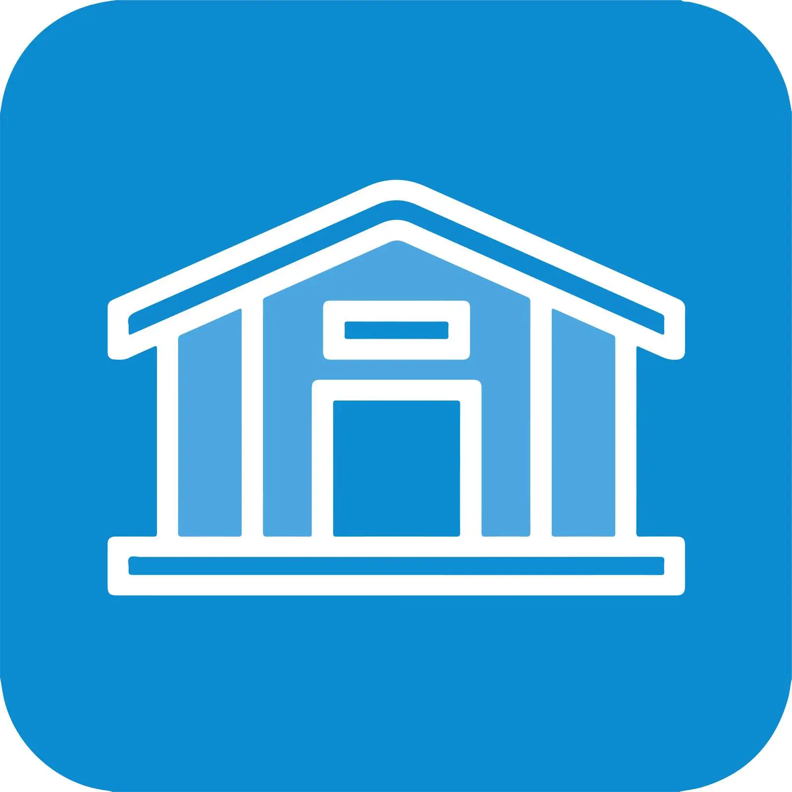 Warehouse Outline Icon — free download from Dotvec