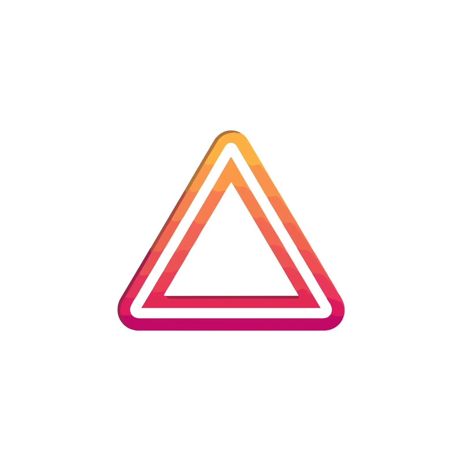 Clean Warning Triangle Icon — free download from Dotvec