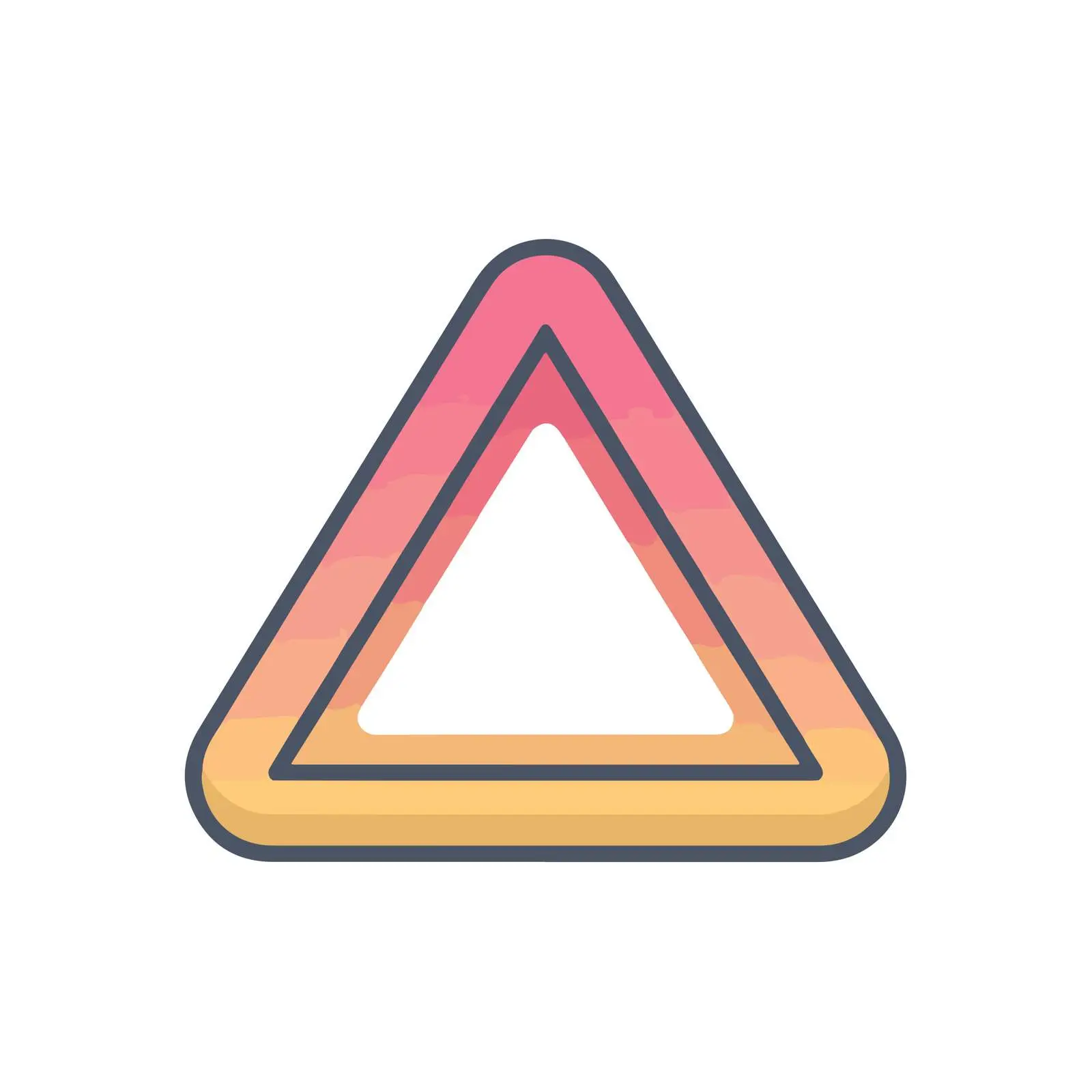 Warning Triangle UI Icon — free download from Dotvec
