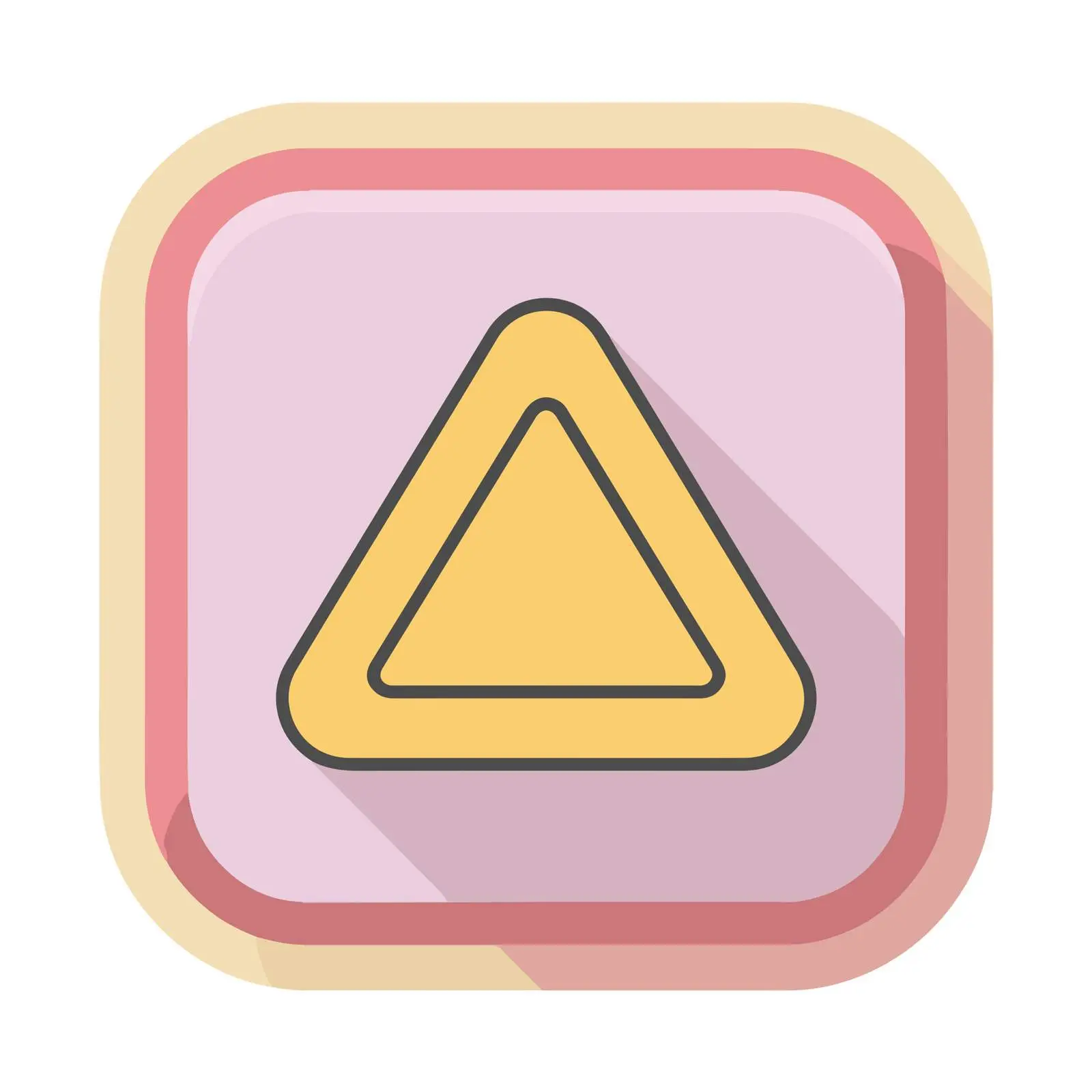 Warning Triangle Flat Icon — free download from Dotvec