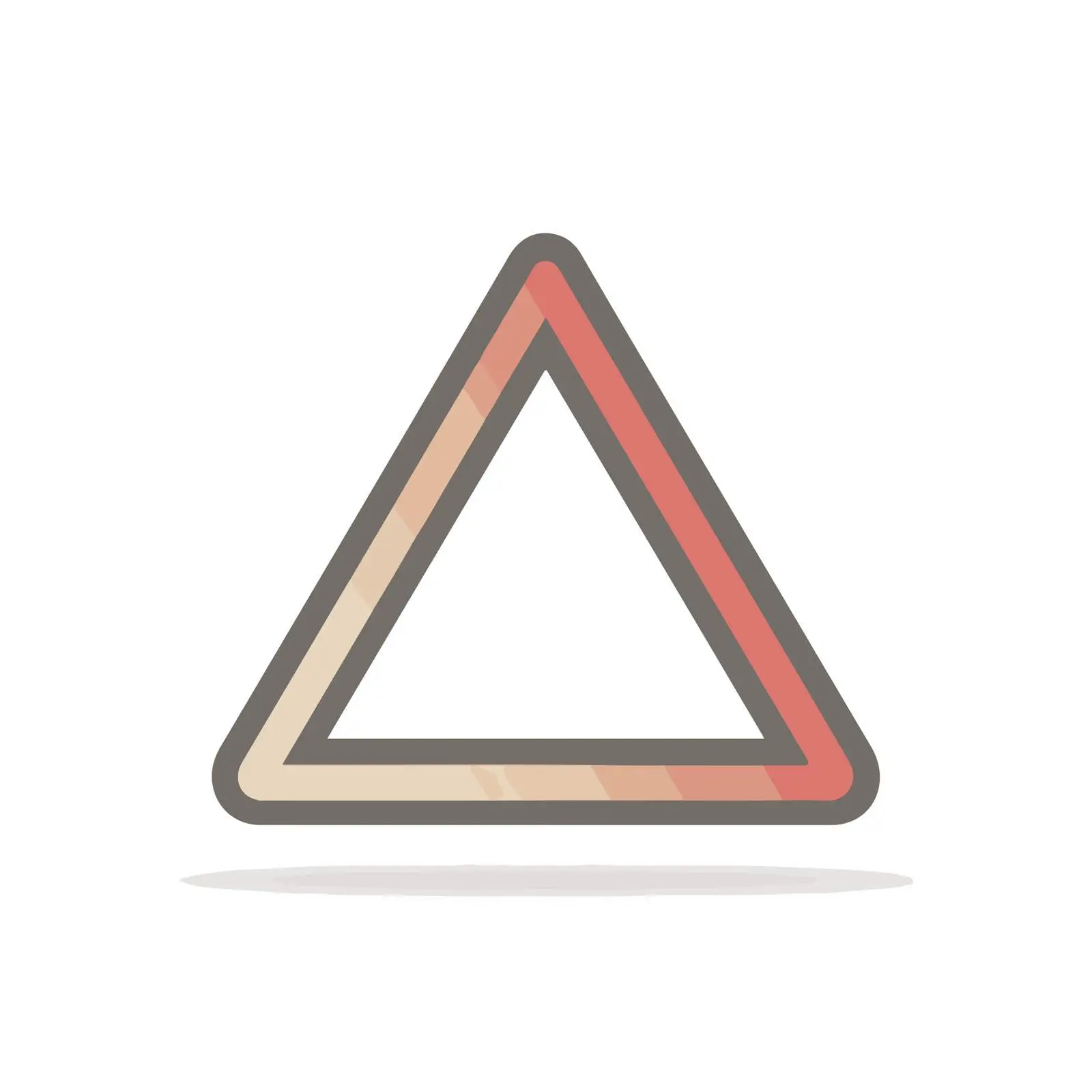 Minimalist Warning Triangle Icon — free download from Dotvec