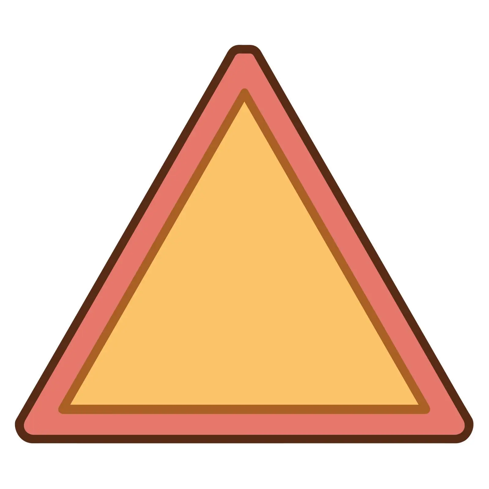 Outline Warning Triangle Icon — free download from Dotvec