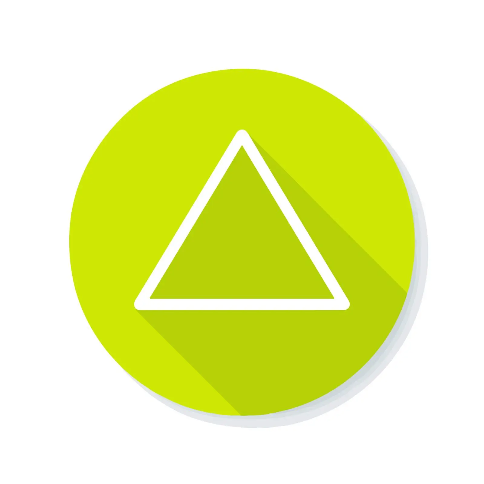 Minimal Warning Triangle Icon — free download from Dotvec