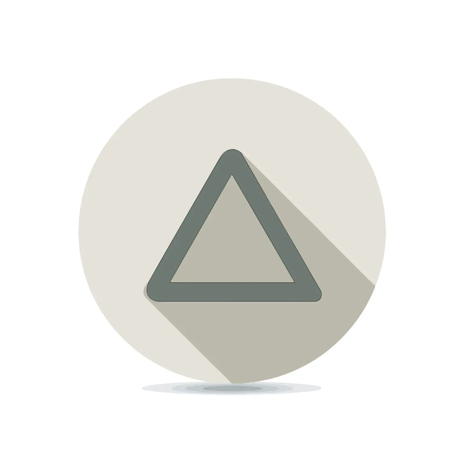 Minimal Warning Triangle Icon — free download from Dotvec