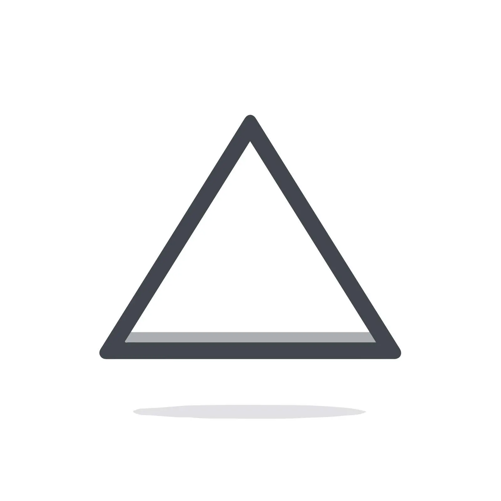 Minimal Warning Triangle Icon — free download from Dotvec