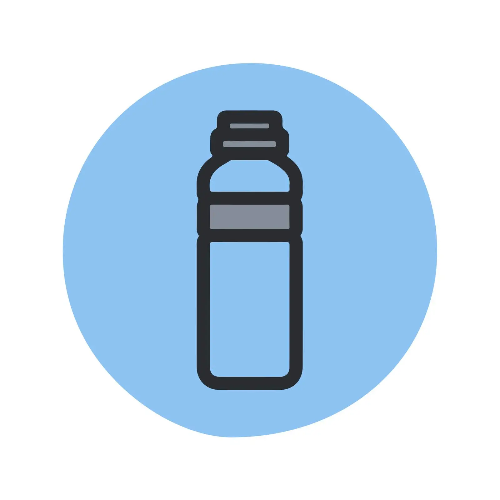 Minimalist Water Bottle Icon — free download from Dotvec