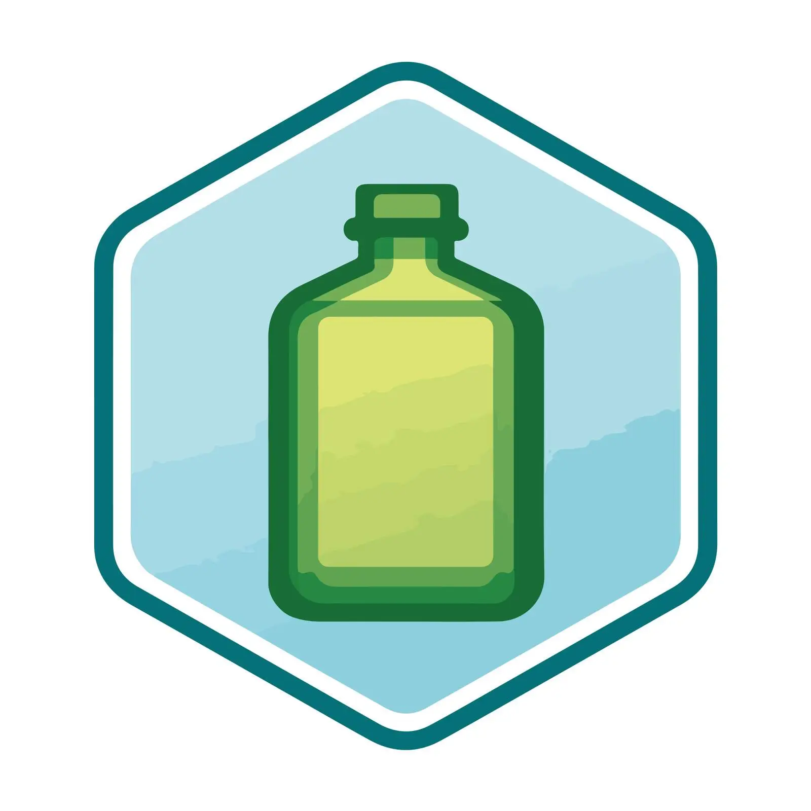 Flat Outline Water Bottle Icon — free download from Dotvec