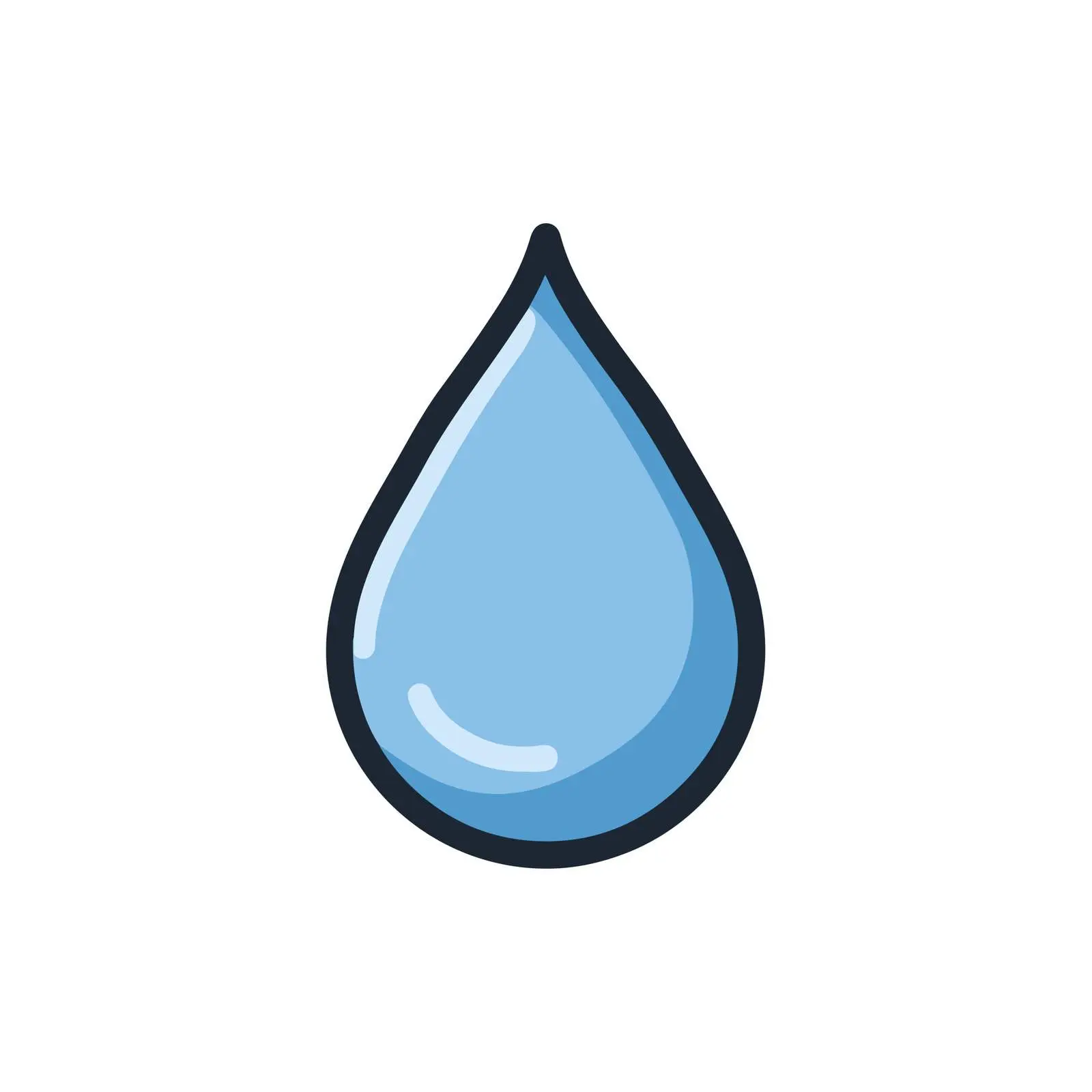 Water Drop Clean UI Icon — free download from Dotvec