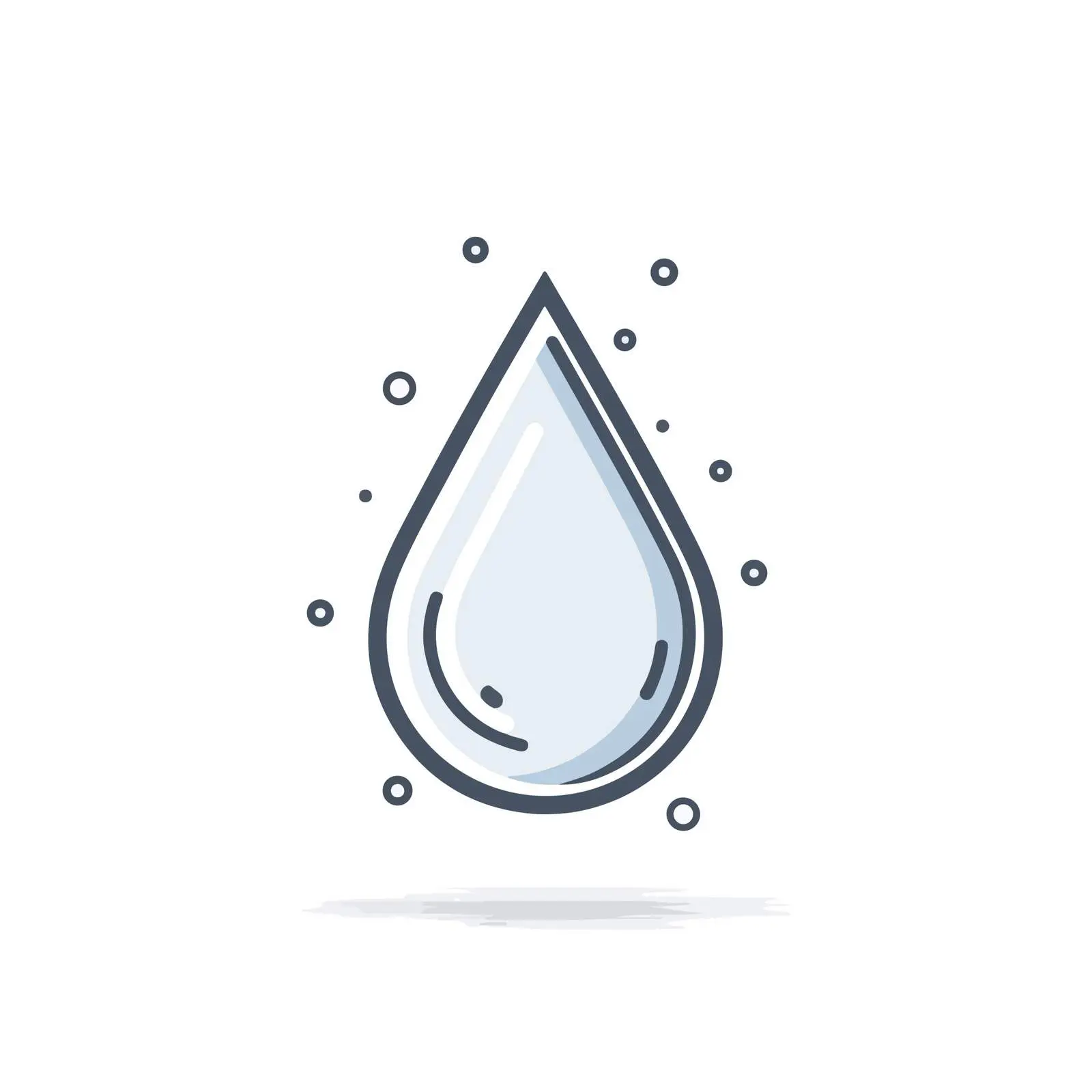 Water Drop Icon Design — free download from Dotvec