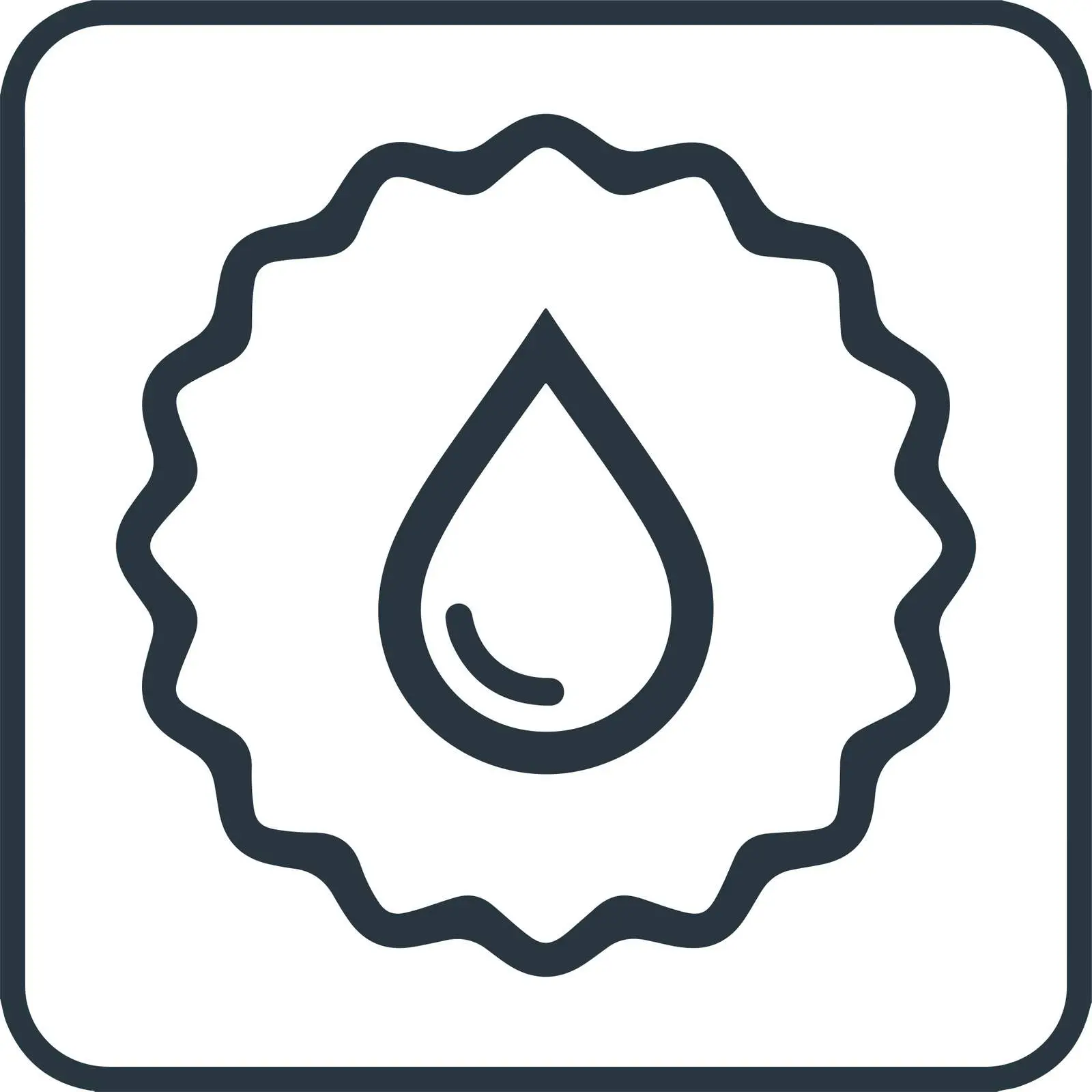 Water Drop Icon — free download from Dotvec