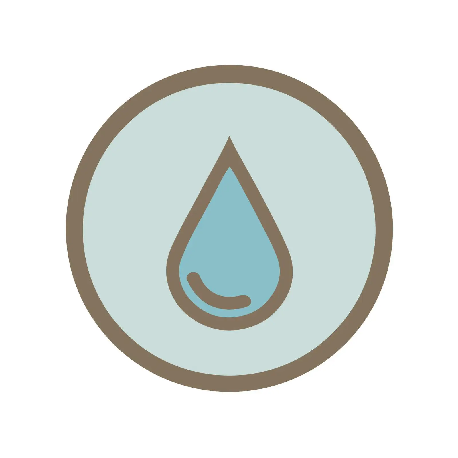 Minimal Water Drop Icon — free download from Dotvec