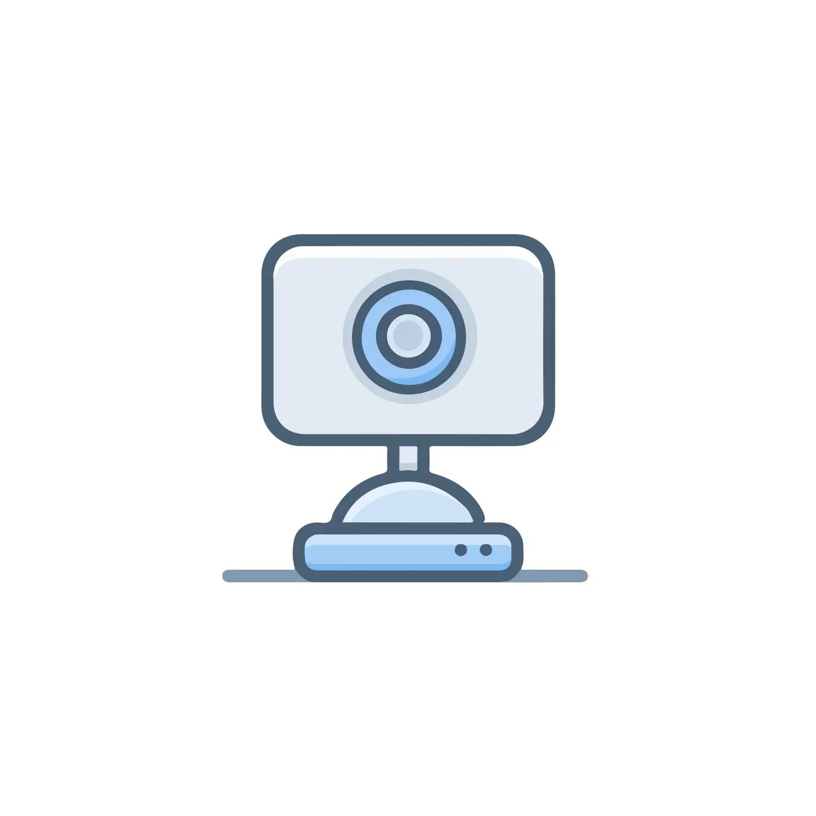 Webcam Outline Icon Design — free download from Dotvec