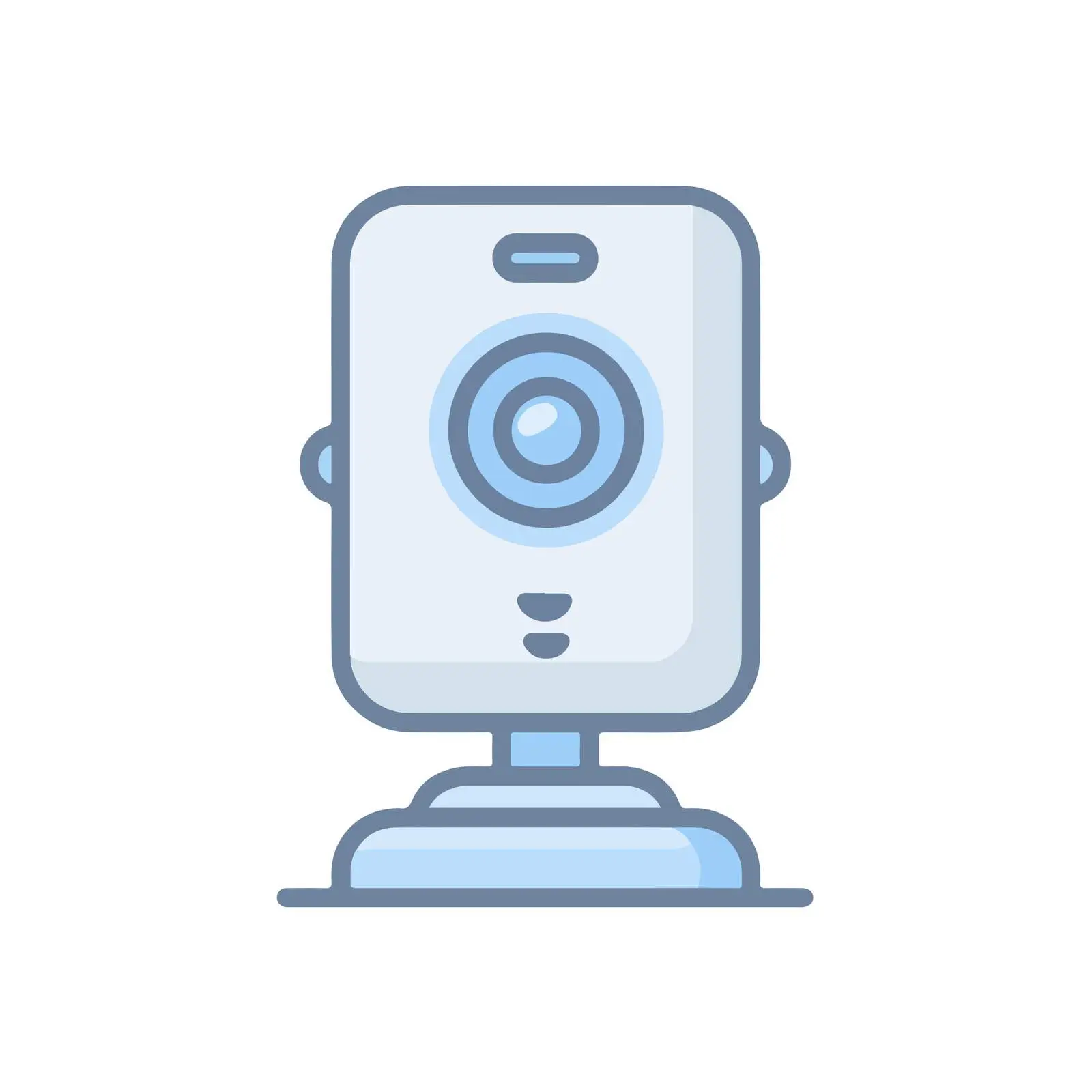 Webcam Outline Icon Usage — free download from Dotvec