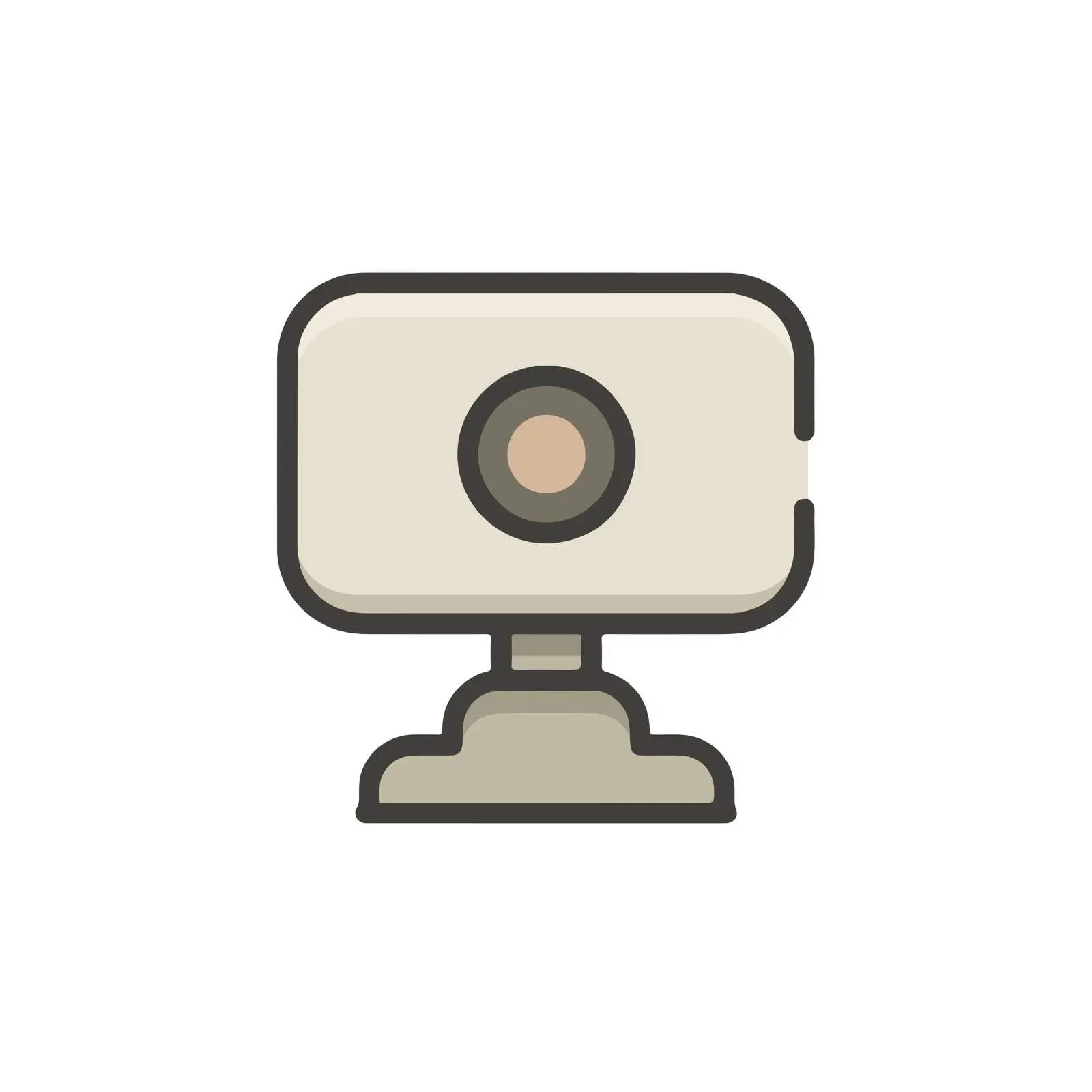 Minimal Webcam Icon Design — free download from Dotvec