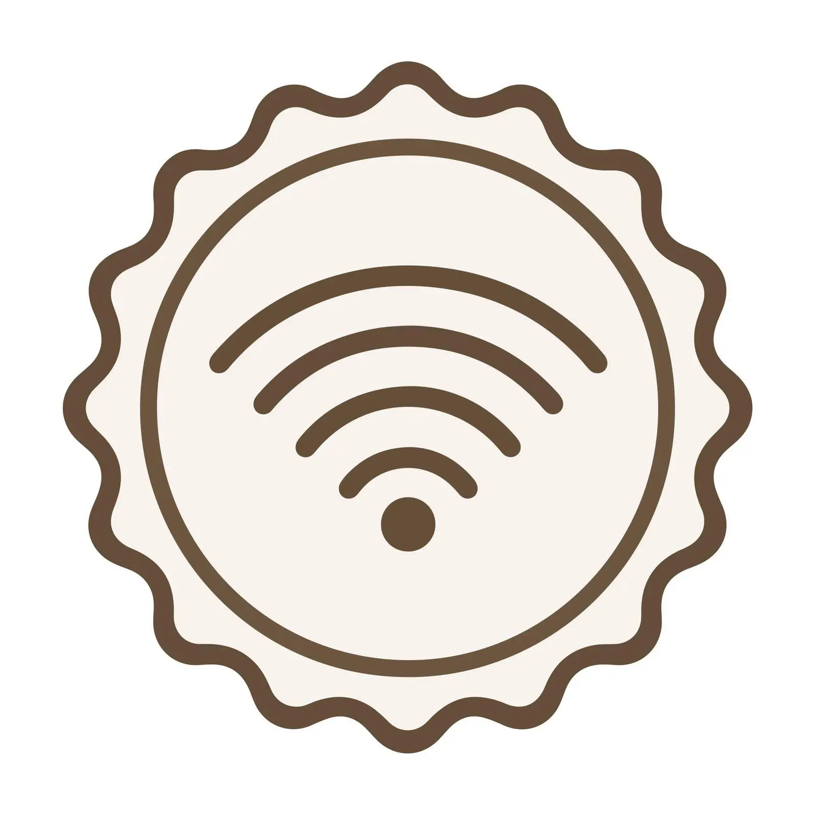 Outline WiFi Icon Design — free download from Dotvec