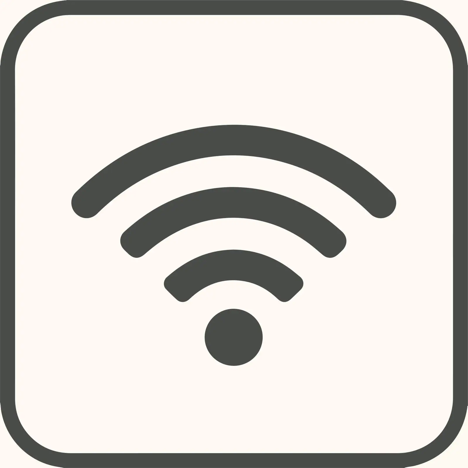 WiFi Glyph Icon — free download from Dotvec