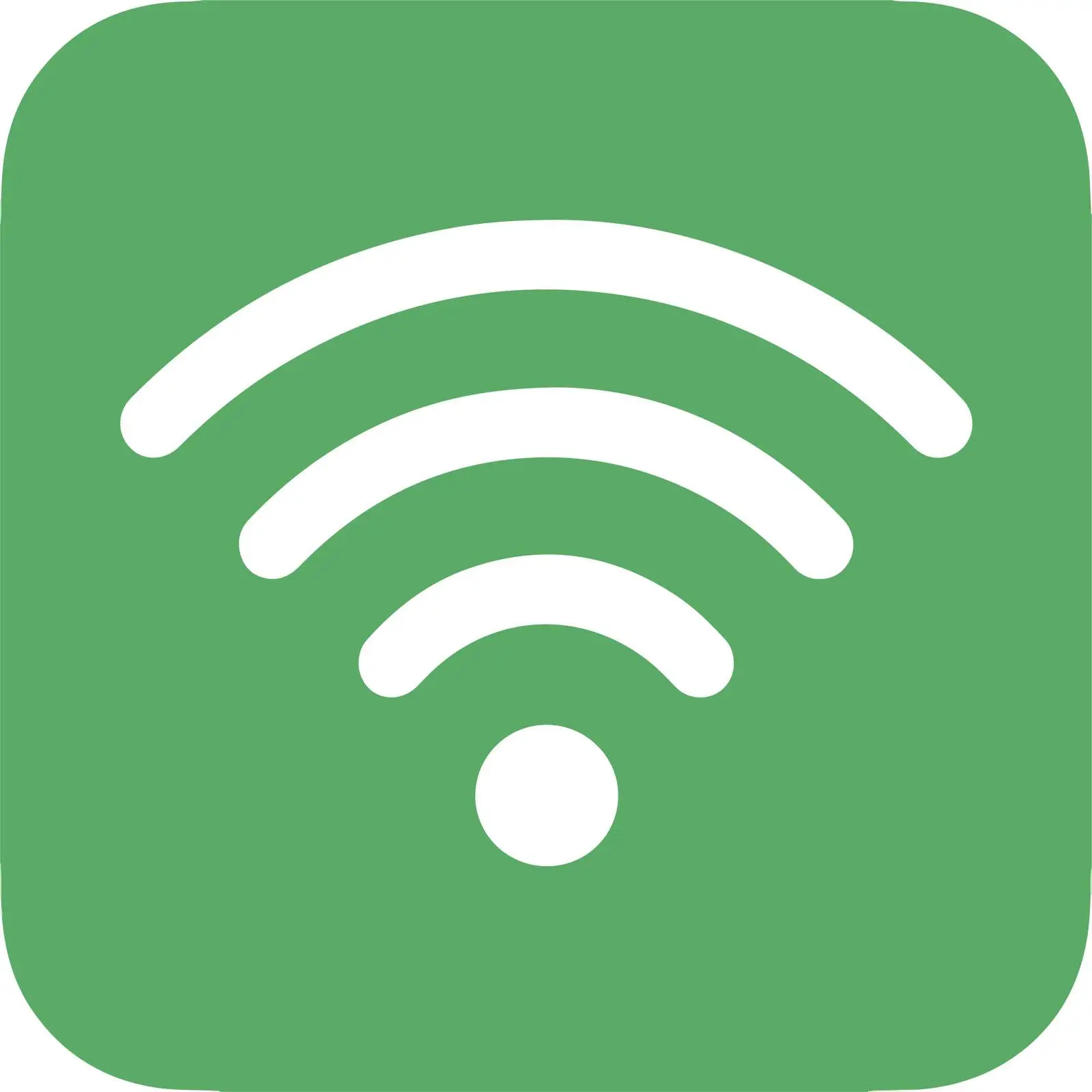 WiFi Outline Flat Icon — free download from Dotvec