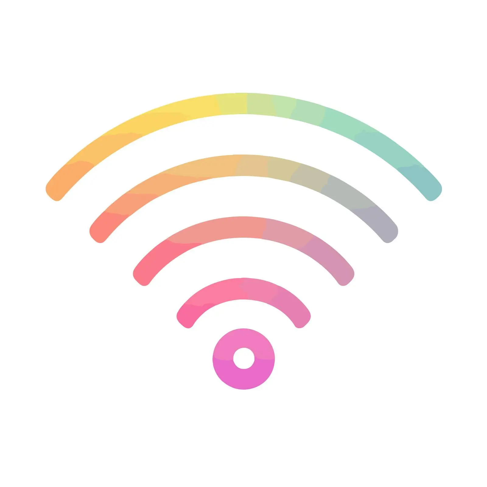 Minimal Outline WiFi Icon — free download from Dotvec