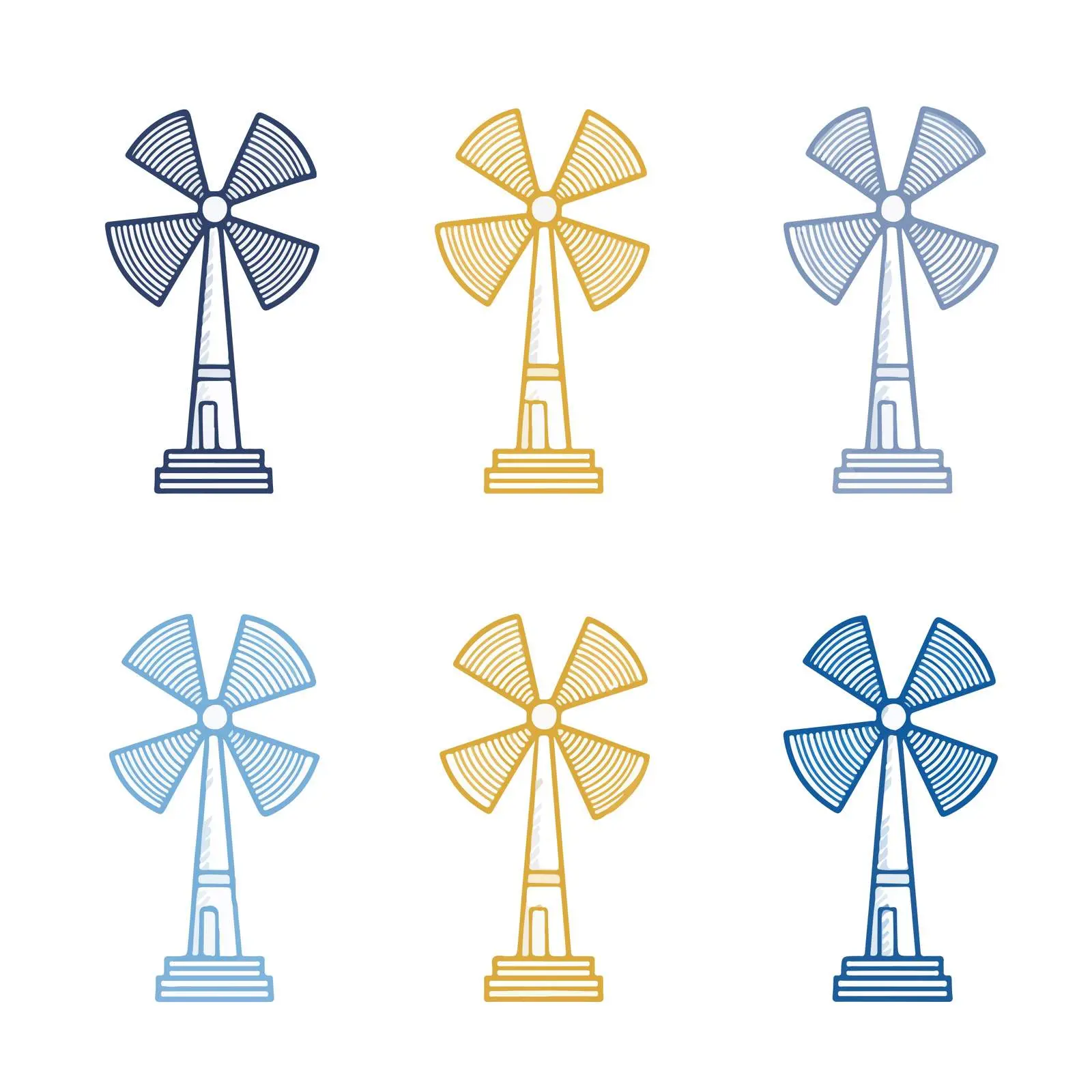 Outline Wind Icon — free download from Dotvec