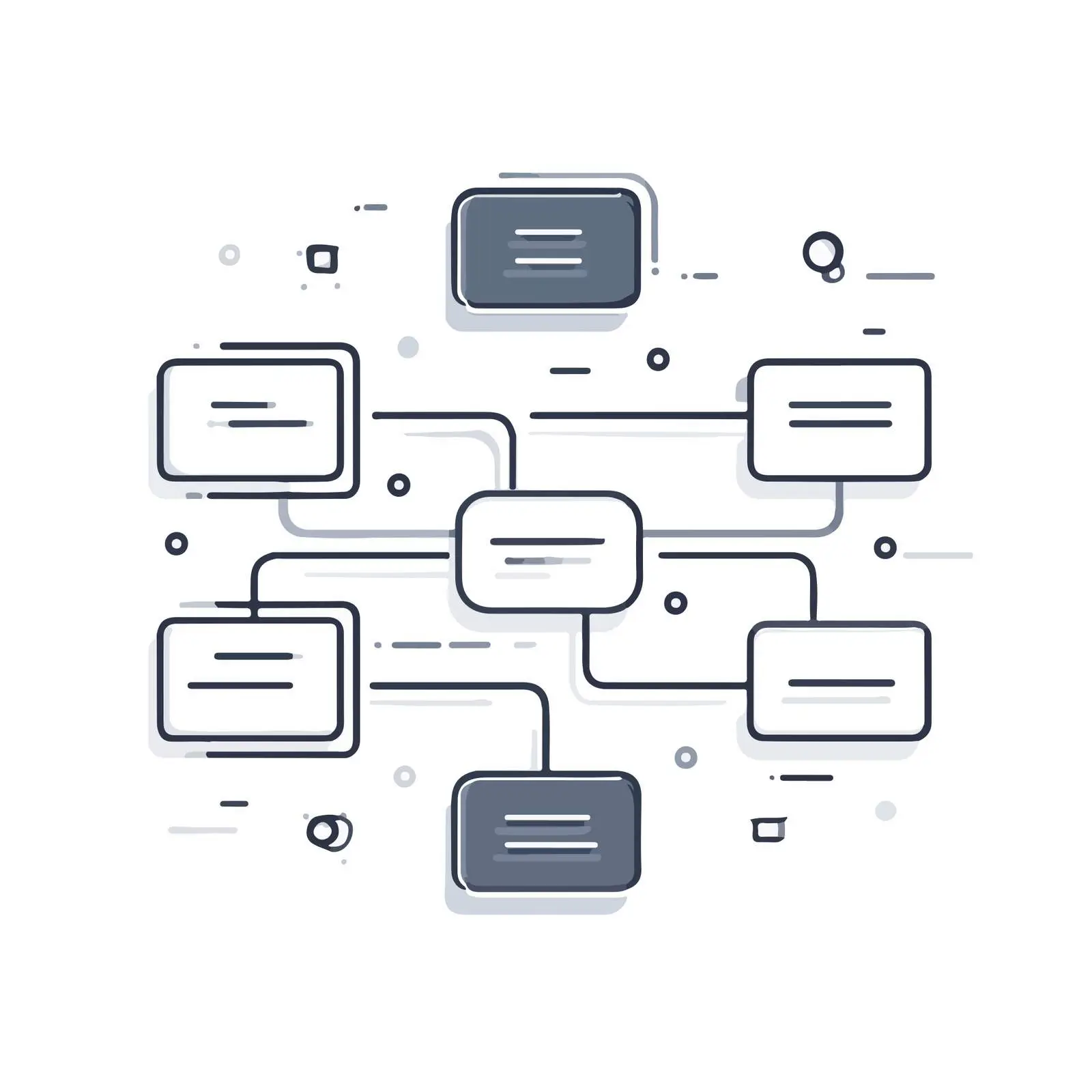 Workflow Outline Icon — free download from Dotvec